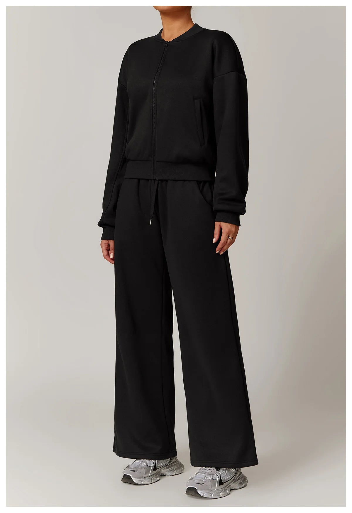 Winter Plush Loose Sports Sweatpants for Women Straight Leg Pants Warm Casual Pants Running Sports Pants for Women