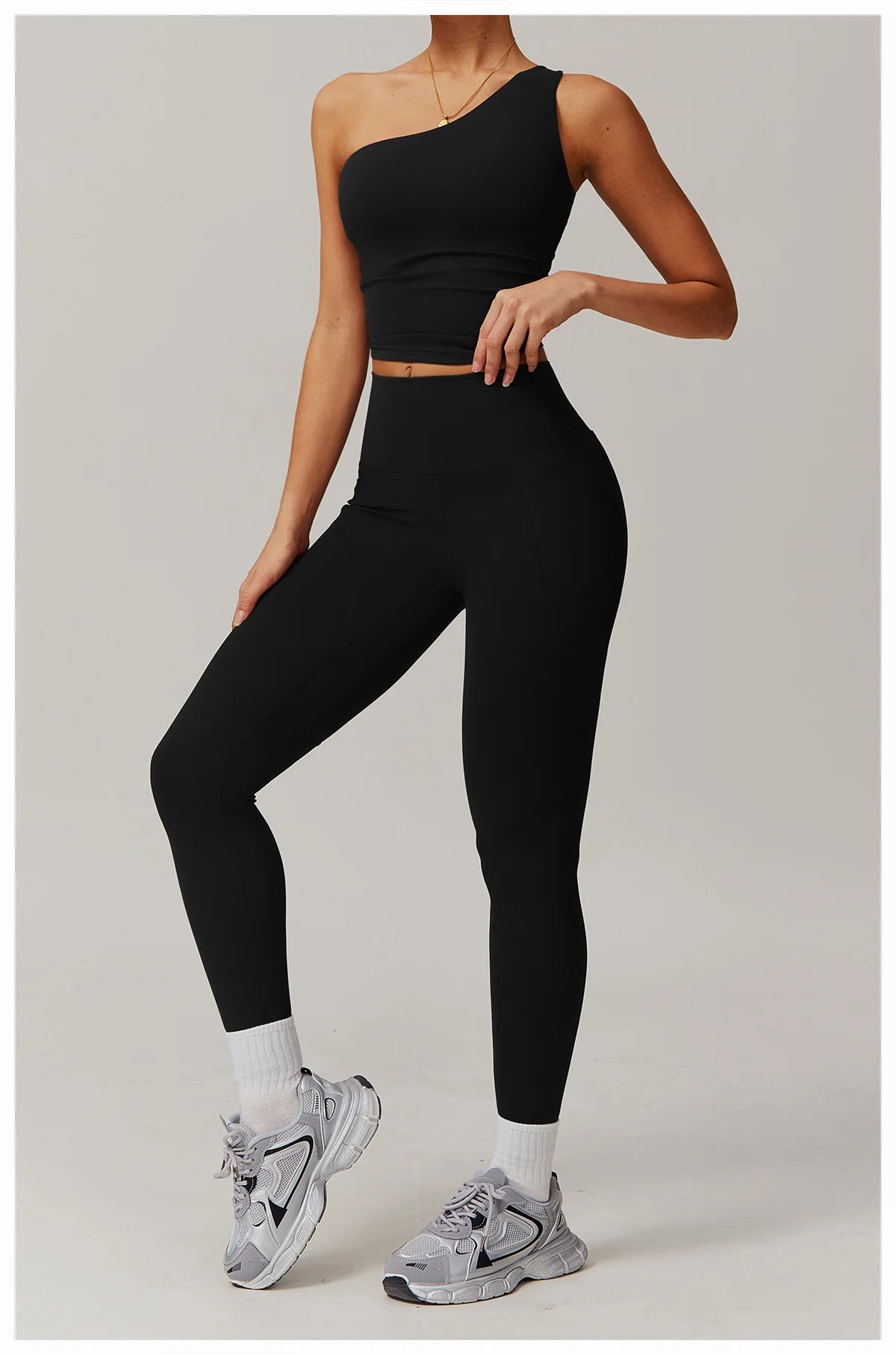 2PCS Yoga Suit Gym Set Women Sports Set Women Long Sleeve Running Workout Sportswear Female Tracksuit Sports Shirt Yoga Clothing