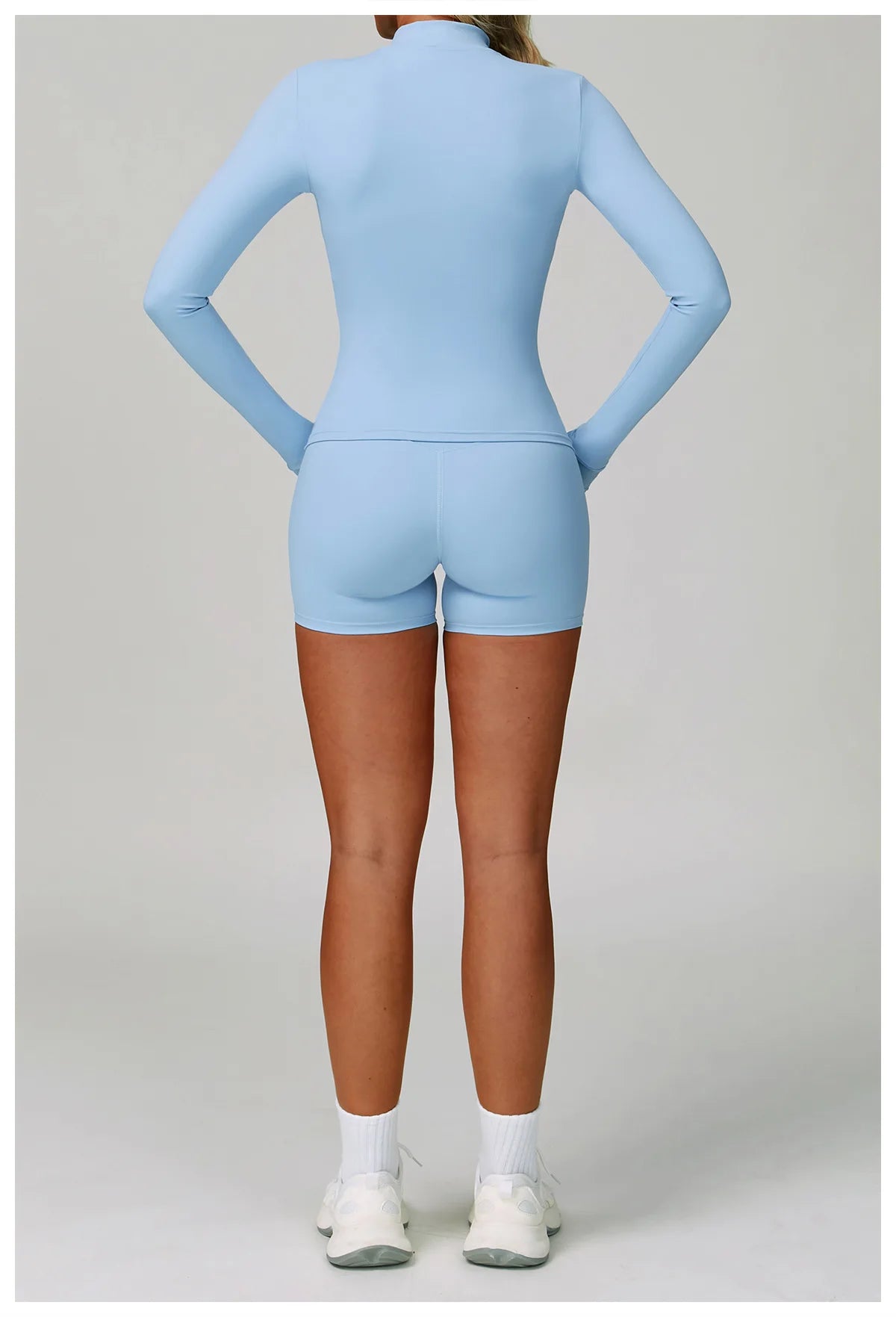 2/3PCS Women's Tracksuit Yoga Set Push Up Workout Sportswear Gym Clothing High Waist Leggings Fitness Long Sleeved Sports Suits