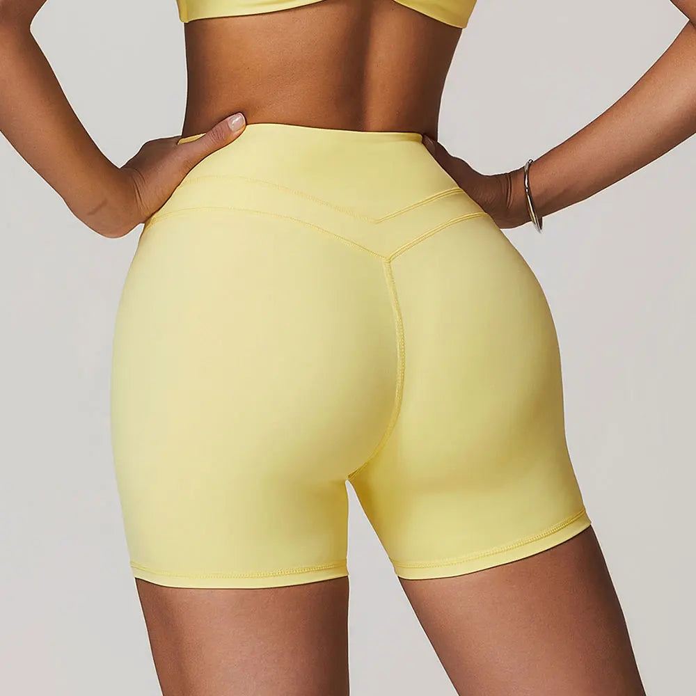 High Waist Sports Short Women Yoga Shorts Breathable Fitness Tight Women Yoga Legging Shorts Cycling Athletic Gym Shorts