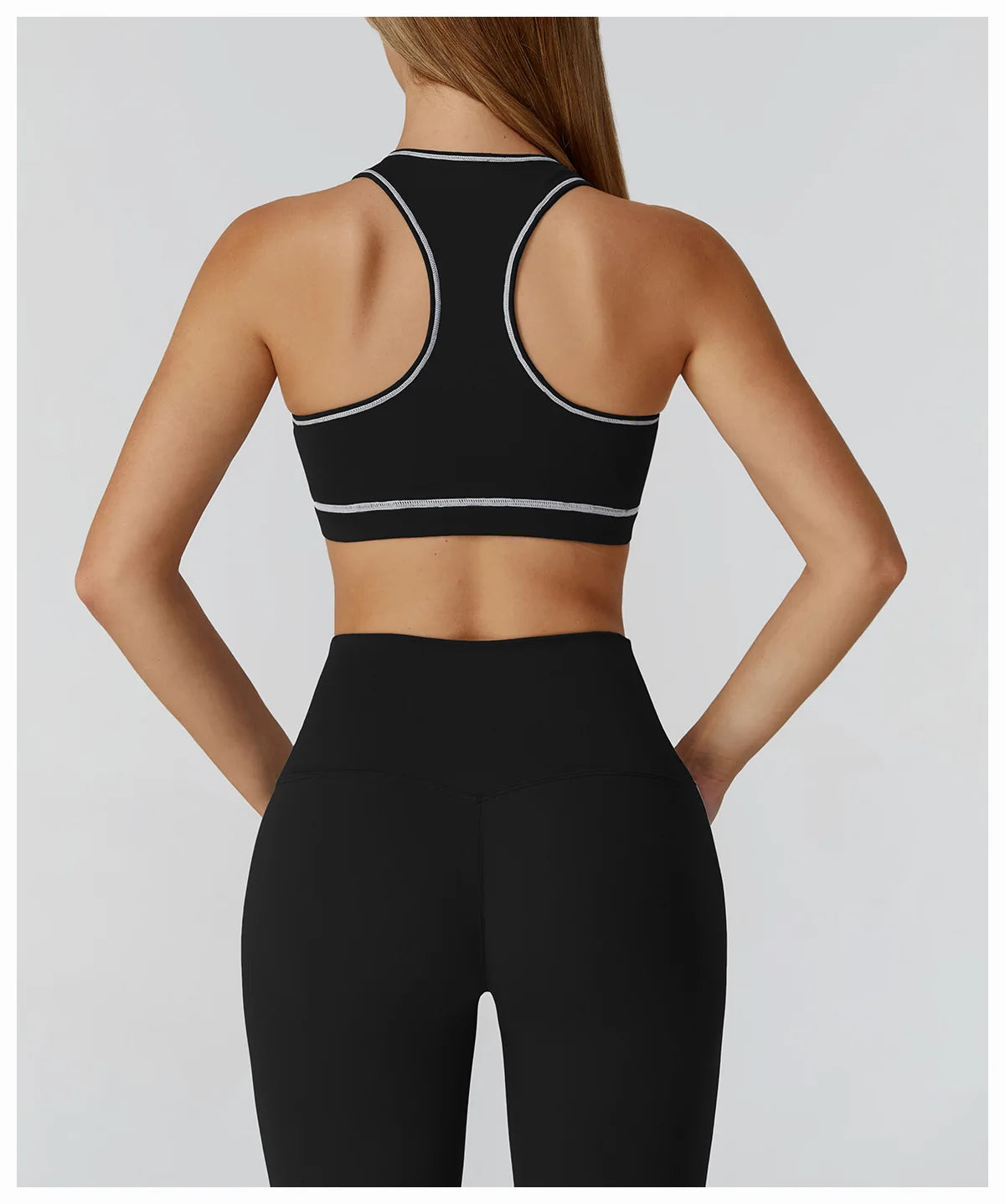 Fitness Top Women Breathable Sports Bra Anti-Sweat Yoga Bra Shockproof Crop Top Push Up High Strength Sport Bra Gym Workout Top