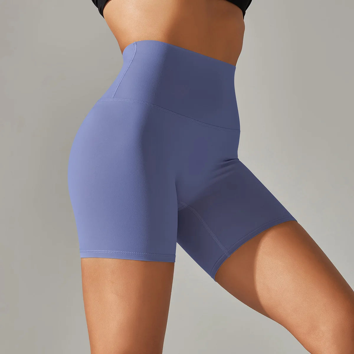 Seamless Yoga Shorts Women Fitness Shorts Running Cycling Shorts Breathable Sports Leggings High Waist Summer Workout Gym Shorts