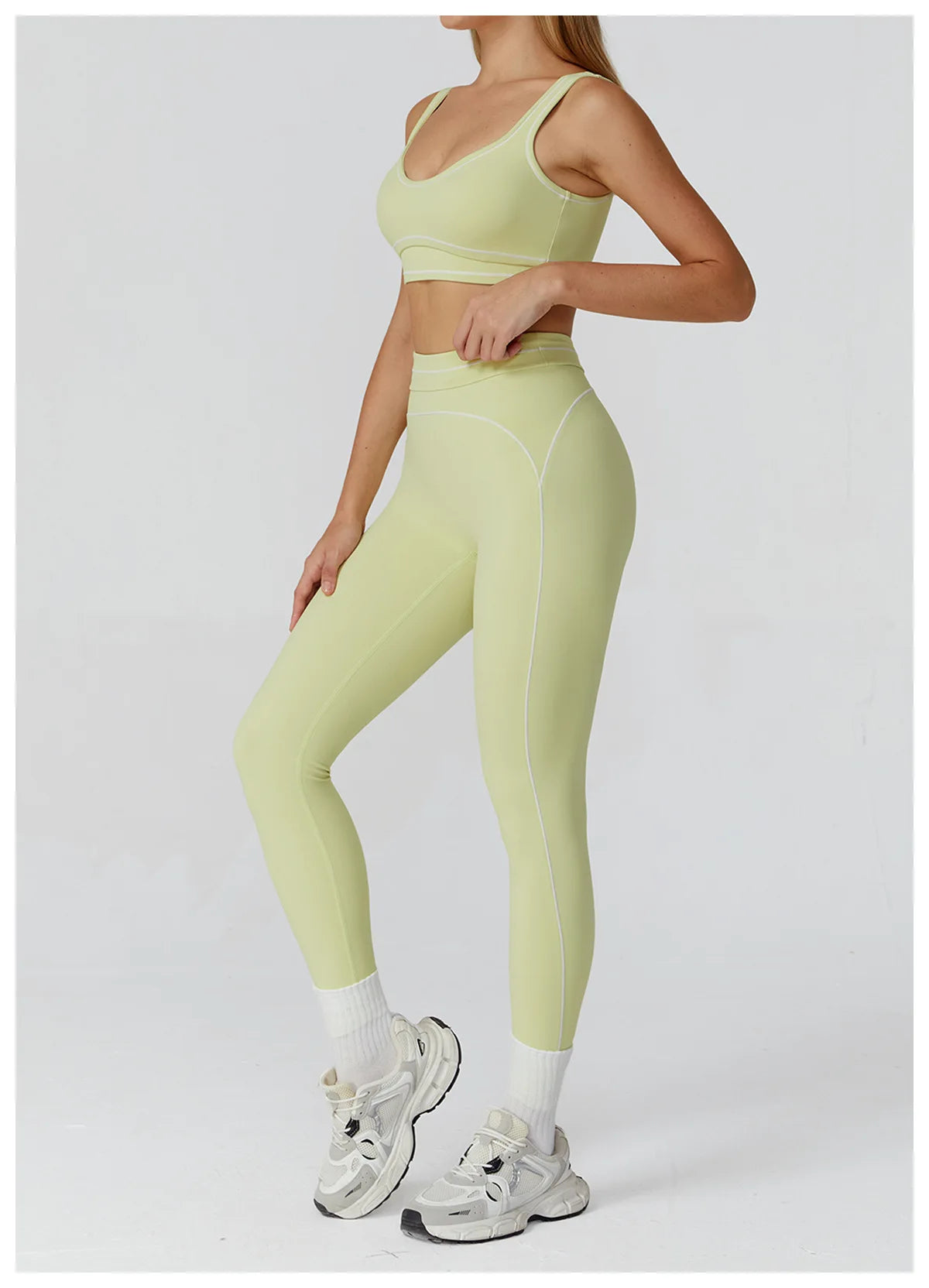 Women's Tracksuit Yoga Set 2PCS Sport Suit Gym Wear Workout Clothes Gym Outfits High Waist Legging Fitness Bra Set Sports Suits