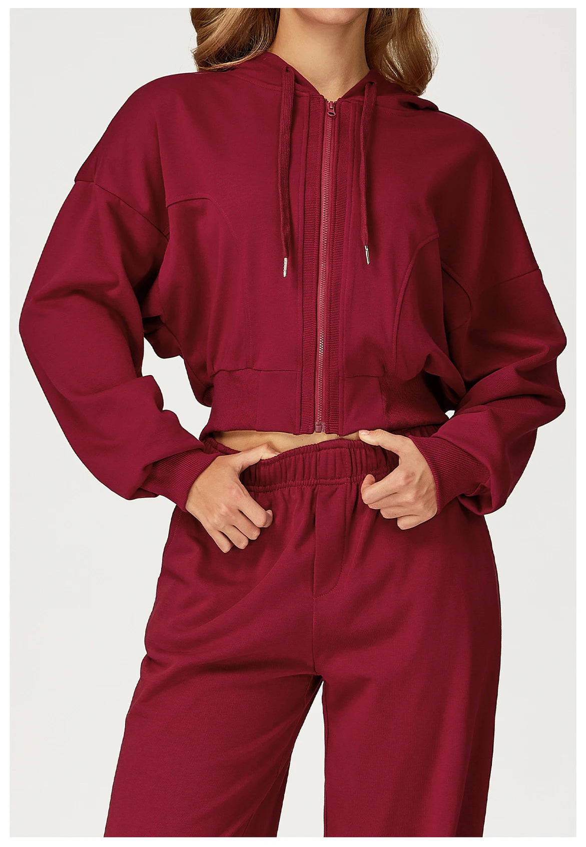 Winter Yoga Long Sleeved Women's Hooded Sweatshirt Zipper Windproof and Warm Casual Wweatshirt Women Outdoor Running Sportswear