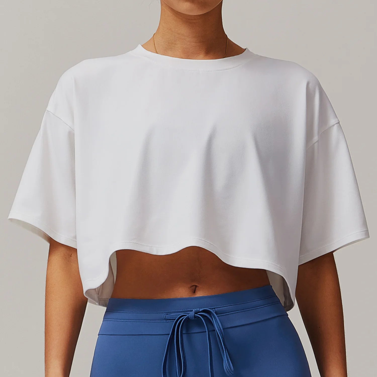 Summer New Sports Short Sleeved Top for Women Comfortable Round Neck Short T-shirt Fitness Running Yoga Short Sleeved Gym Shirt