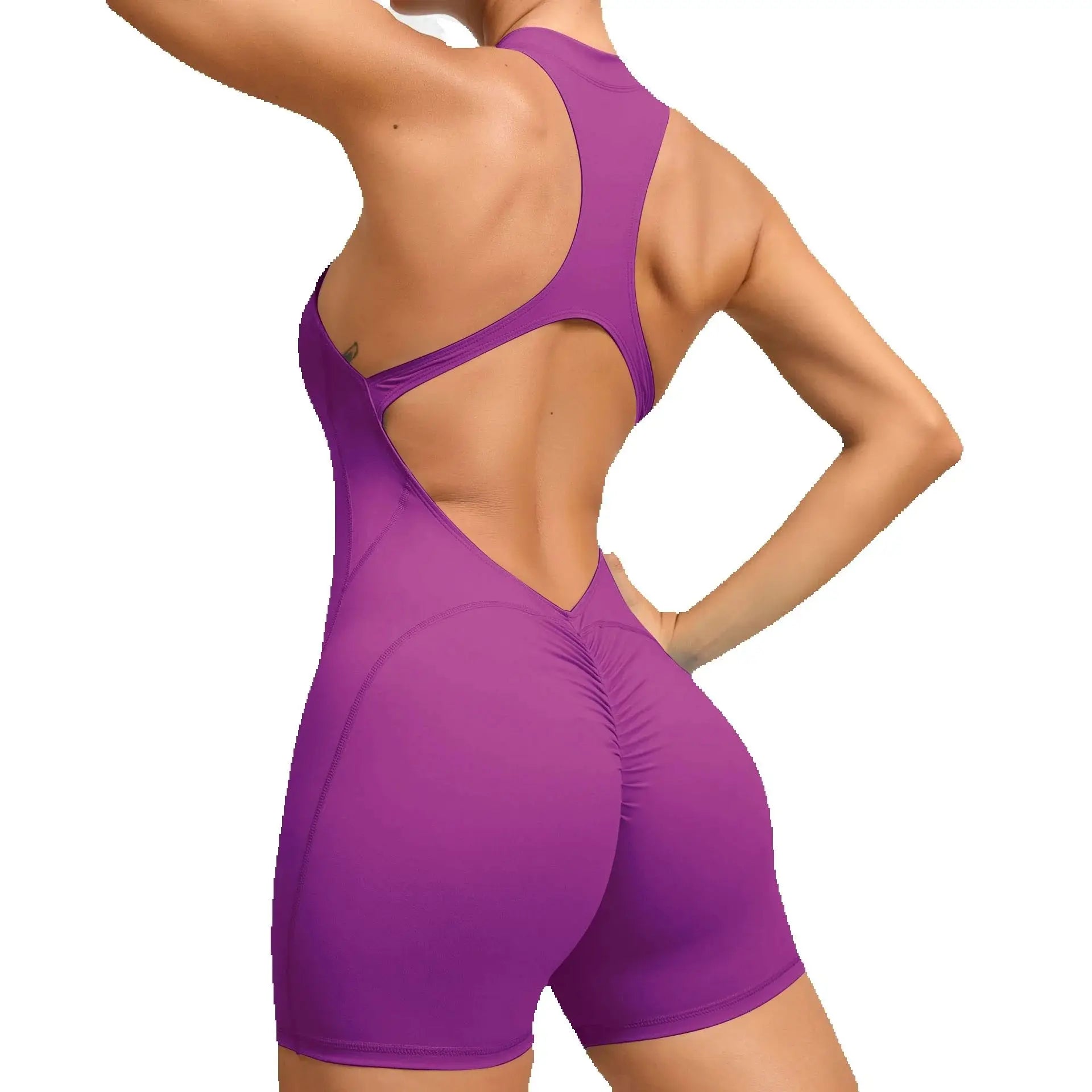 Women's Jumpsuit Fitness Suit Gym Rompers Sports Overalls for Woman Tracksuit Yoga Clothing Zipper Workout Set Sportswear