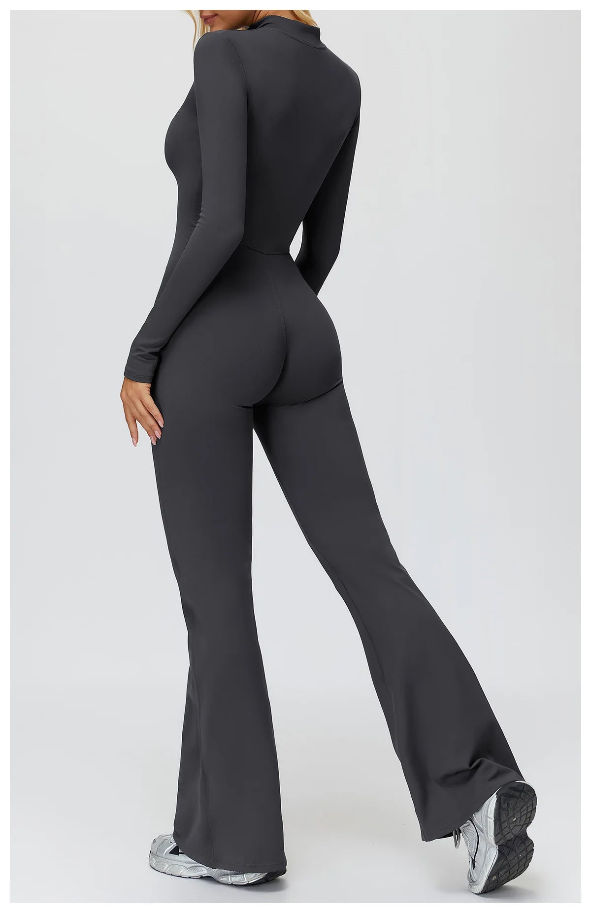 Winter Yoga Suit Gym Set Women Tracksuit Thicken Sportswear Zipper Fitness Long Sleeved Sports Jumpsuit Push Up Workout Clothes