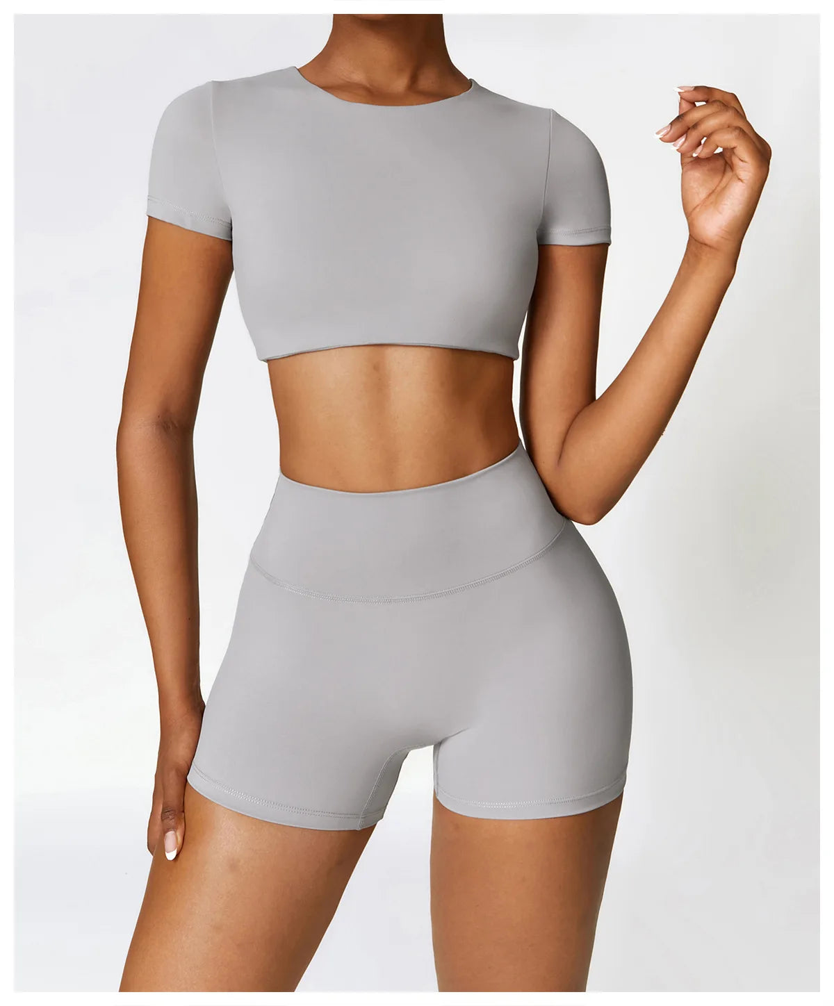 Women Yoga Shorts Fitness Shorts Running Cycling Shorts Breathable Sports Leggings High Waist Summer Workout Gym Push Up Shorts