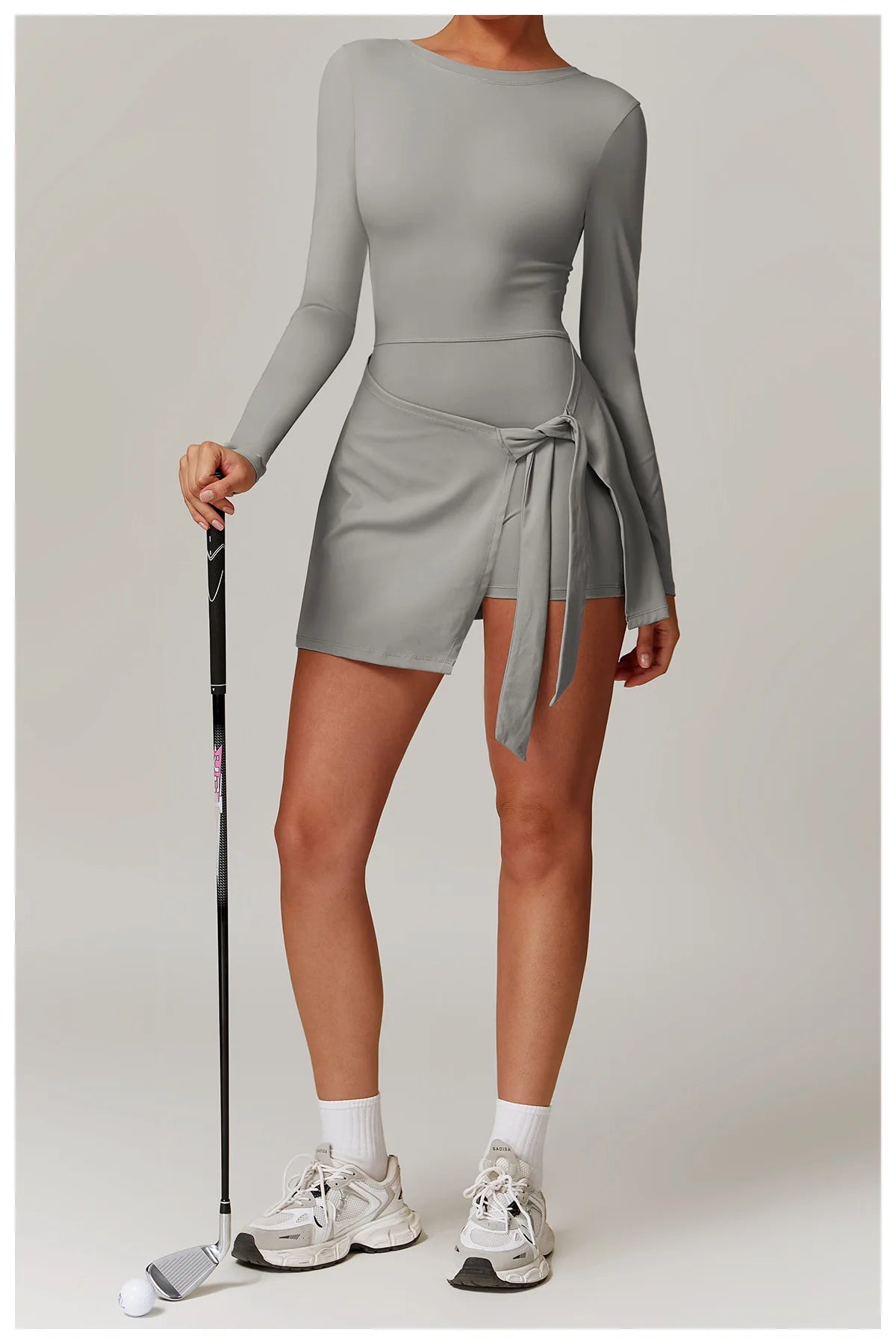 Short Sports Jumpsuit Long Sleeved Gym Set Women Yoga Clothes Rompers Workout One-piece Suit Female Outdoor Recreation Bodysuits