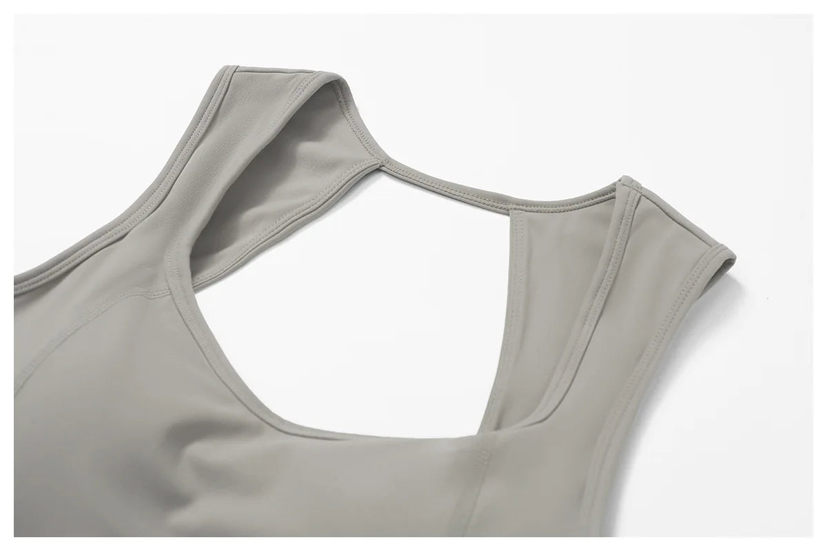 Sexy Sports Bras Women Fitness Vest High Strength Sports Top Backless Yoga Bra Running Fitness Breathable Shockproof Yoga Bra