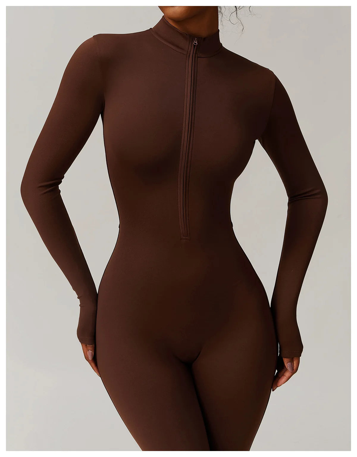 Winter Zipper Workout Jumpsuit Sports Overalls Women Gym Clothing Running Fitness Suit Gym Tracksuit Push Up Sportswear Yoga Set