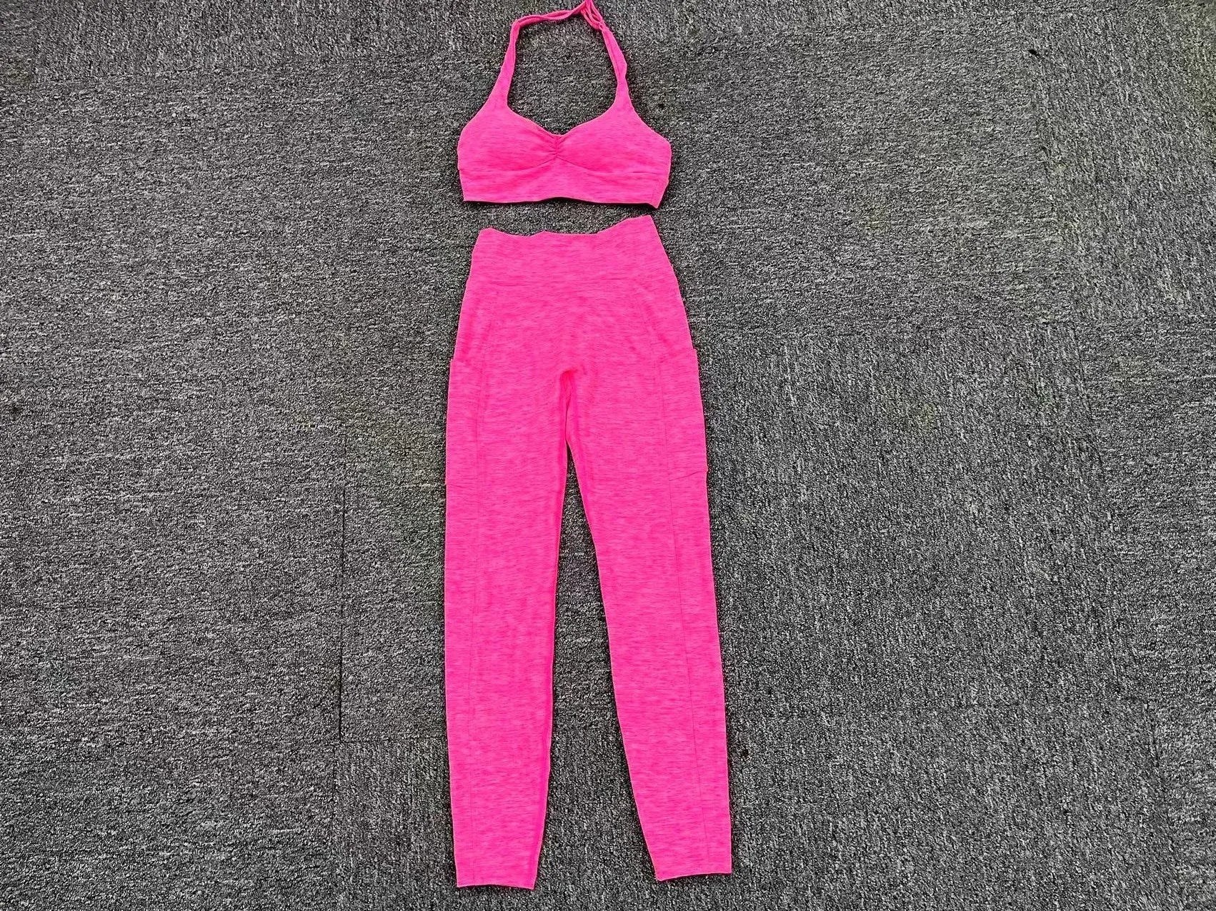 Fitness Suit Women Tracksuit Yoga Set Sportswear Workout Clothes Sports Bra High Waist Leggings Gym Clothing Sports Suits