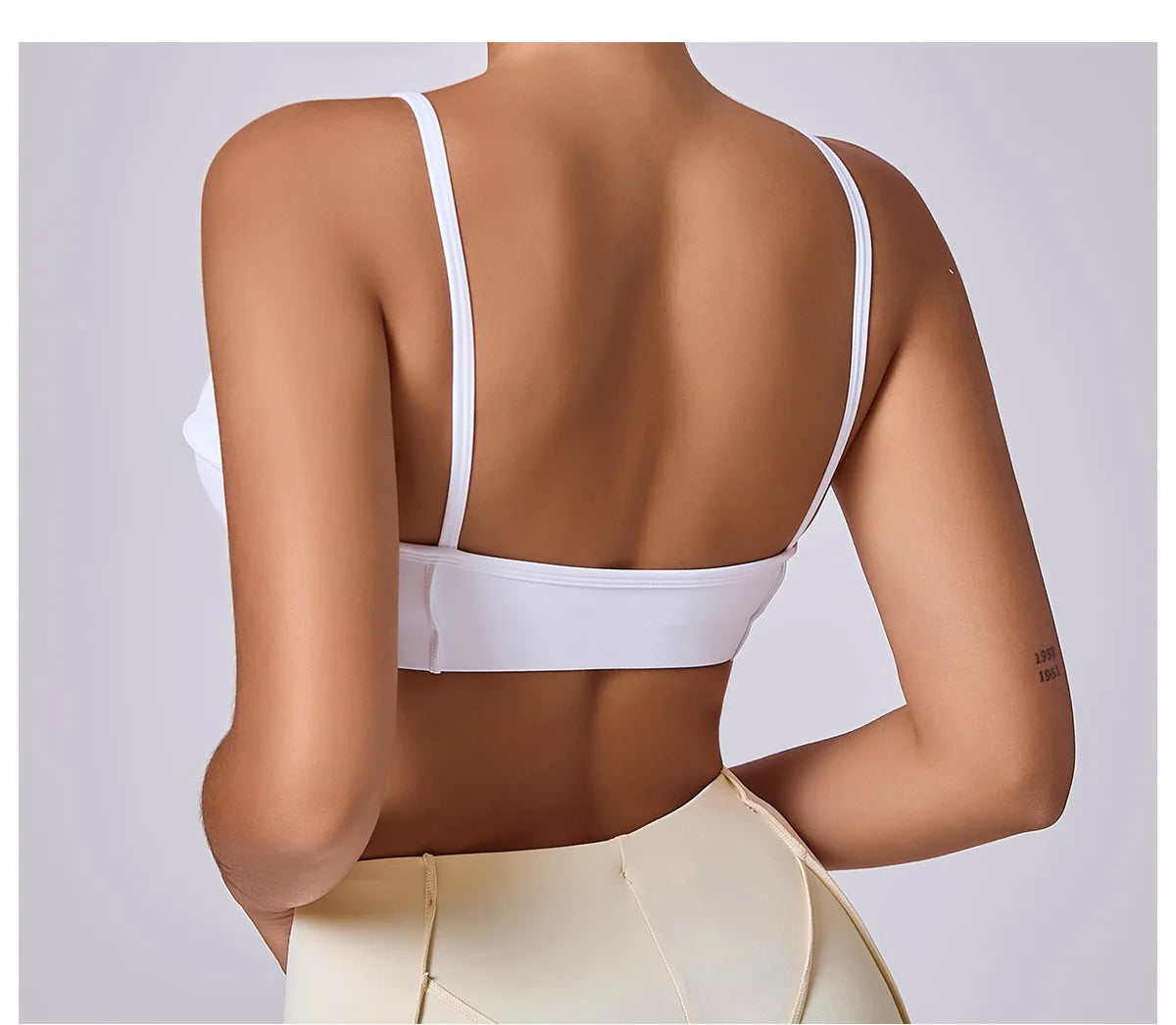 Sports Bra Anti-Sweat Fitness Top Women Yoga Bra Shockproof Crop Top Push Up High Strength Sport Bra Breathable Gym Workout Top