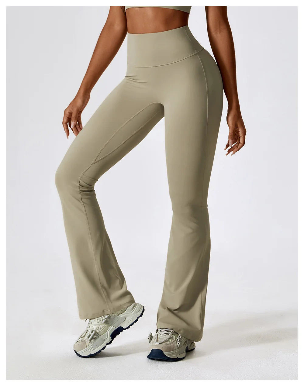 Flare Leggings Yoga Pants Women High Waist Wide Leg Pant Women Gym Workout Fitness Sports Tight Flared Pant Latin Dance Trousers