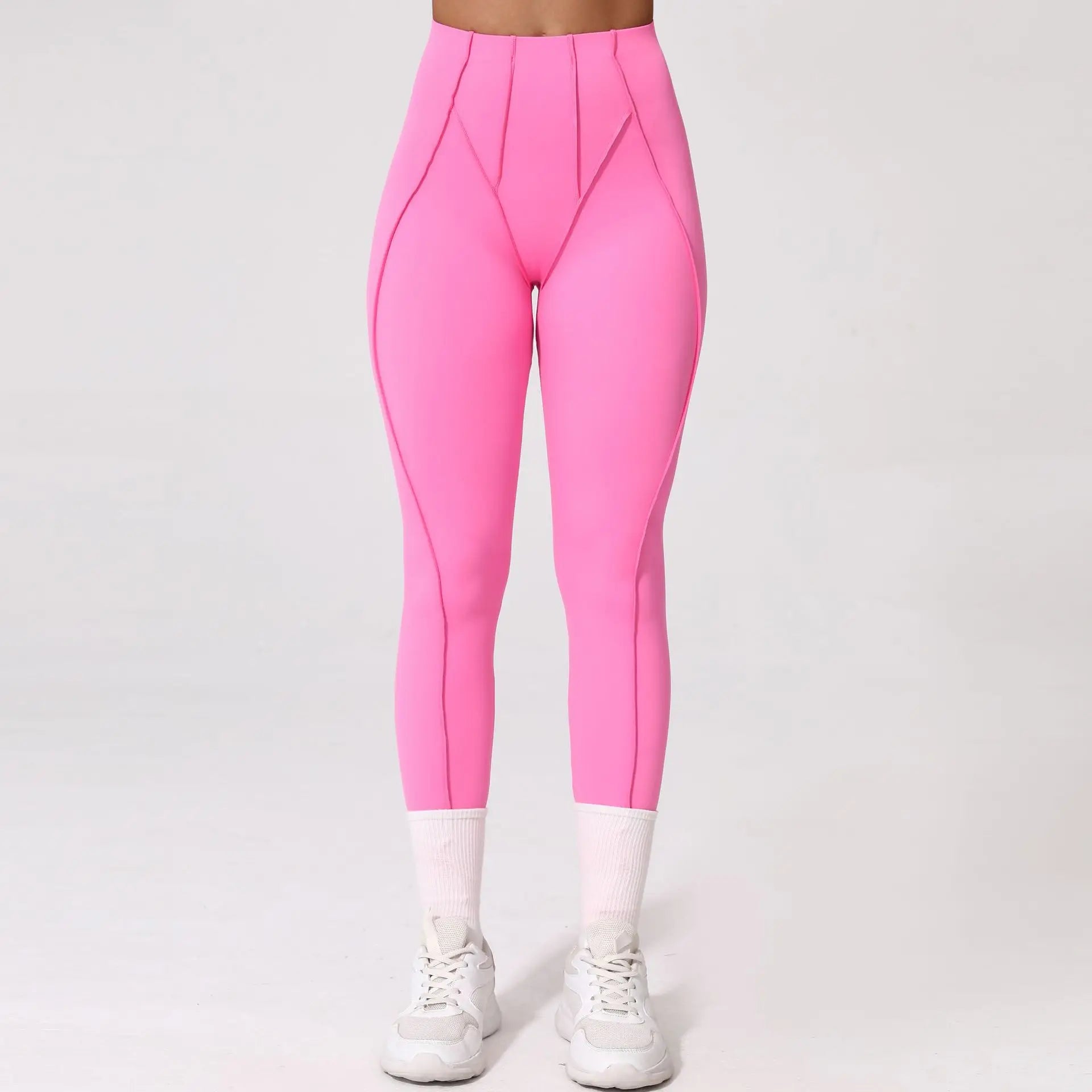Women Leggings Gym Yoga Pants High Waist Leggings Tights Running Cycling Pants Breathable Sports Seamless Stretchy Yoga Pants