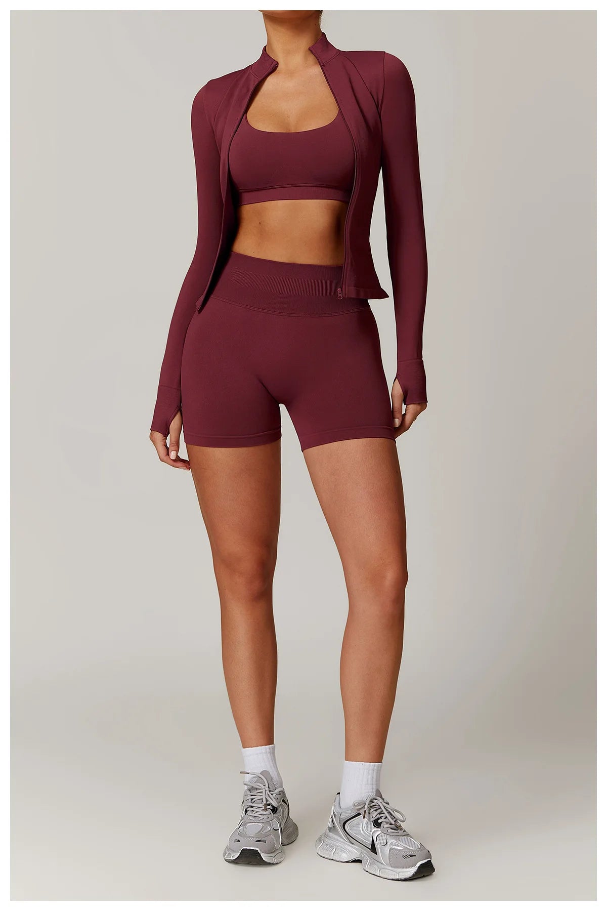 Ribbed Shorts for Women Yoga Shorts Push Up Booty Workout Gym Shorts Fitness High Waist Sports Short Seamless Women Clothing