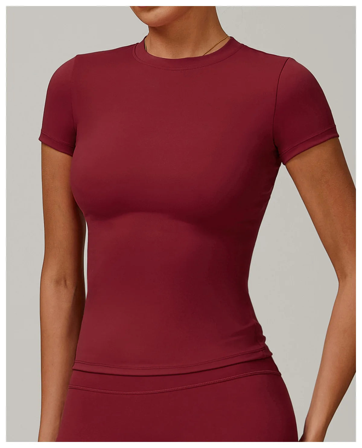 Yoga Shirts Women Top Quick Dry Running Tops Tights Push Up Workout Gym Clothe Female Short Sleeve Fitness Sports T-Shirts