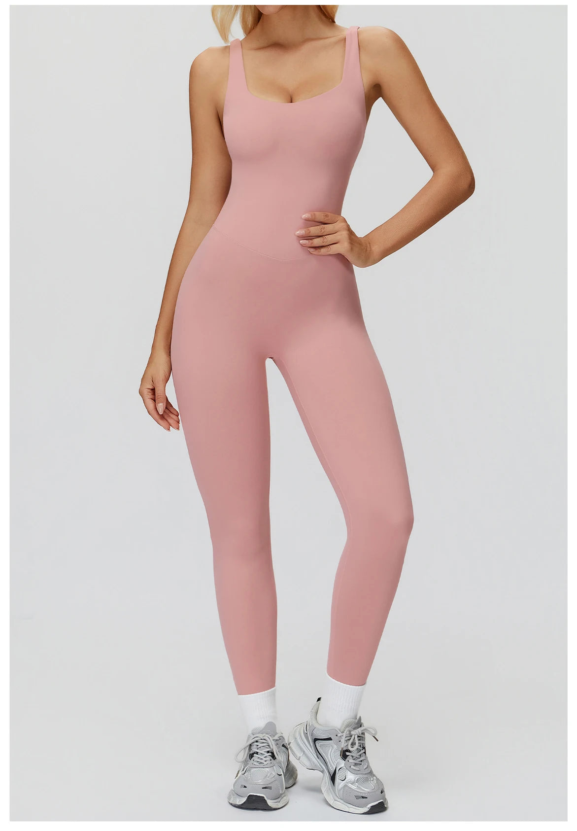 Women's Tracksuit Yoga Set Jumpsuits One Piece Fitness Rompers Sleeveless Sportswear Gym Set Push Up Bodysuits Workout Clothes