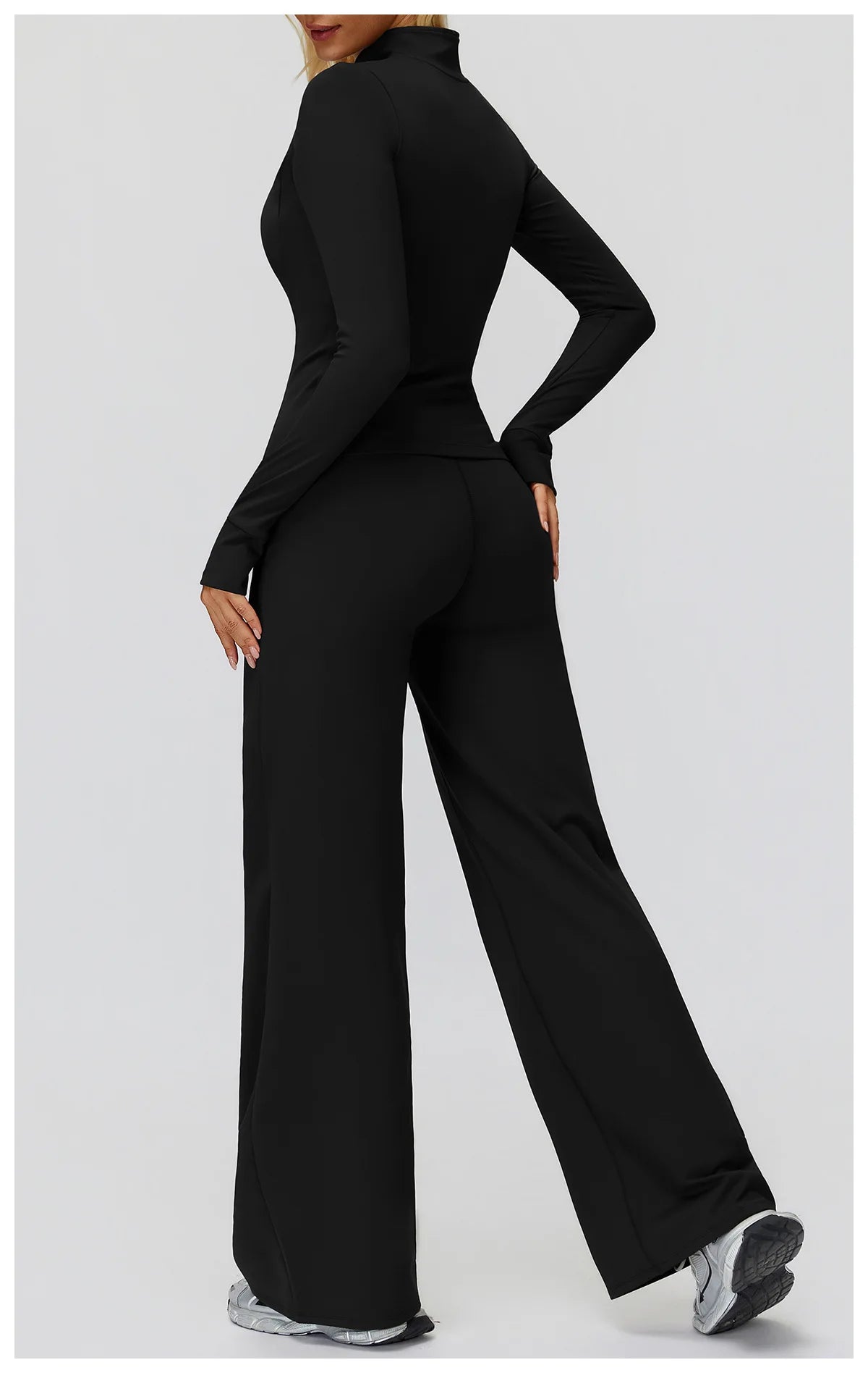 Winter New Yoga Pants With Plush Insulation High Waist Wide Leg Pants Outdoor Sports Running Wide Leg Pants for Women Pants