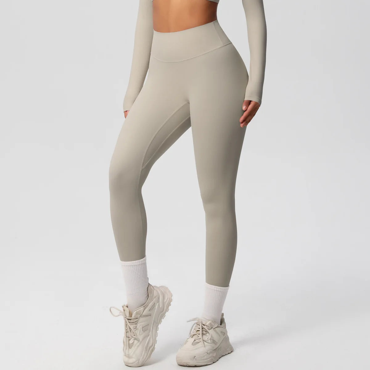 Leggings Female High Elastic Seamless Tights High Waist Butt Lift Sexy Fitness Pants Knit Slim Gym Running Yoga Leggings