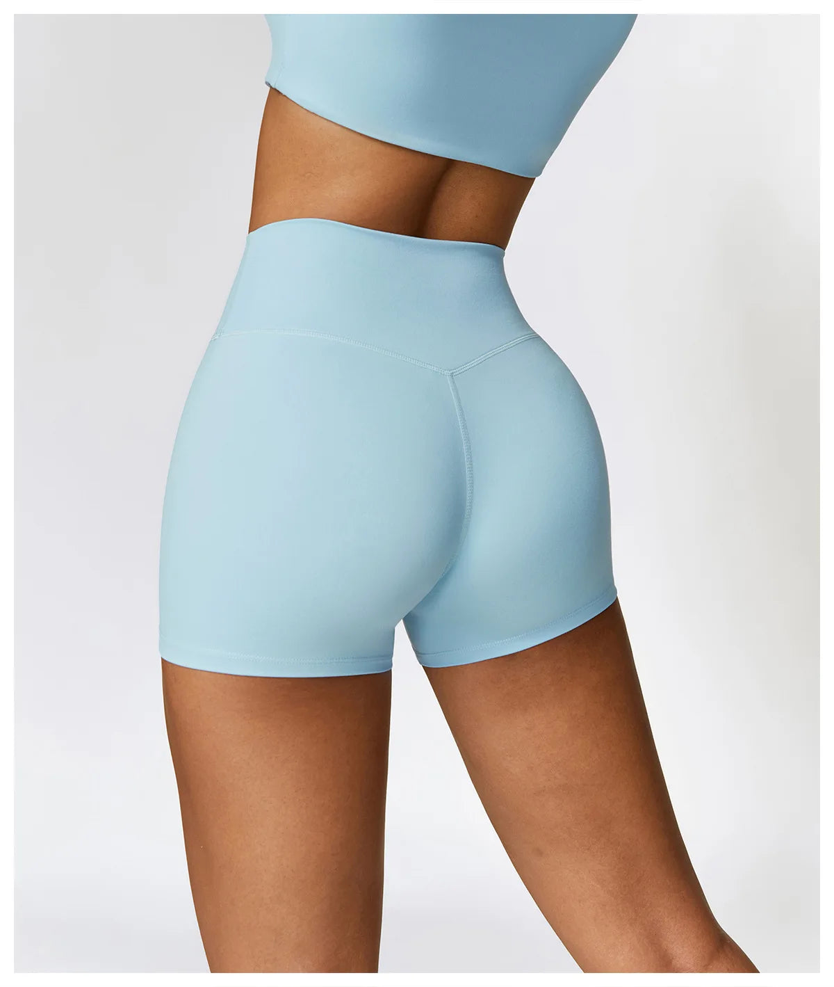 Women Yoga Shorts Fitness Shorts Running Cycling Shorts Breathable Sports Leggings High Waist Summer Workout Gym Push Up Shorts