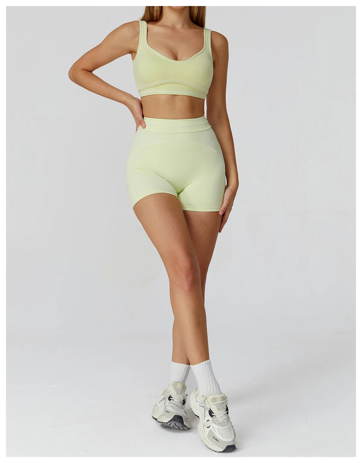 Yoga Suit Women Tracksuit Sports Bra High Waist Legging Shorts Outfit Gym Set Fitness Running Workout Clothes Push Up Sportswear