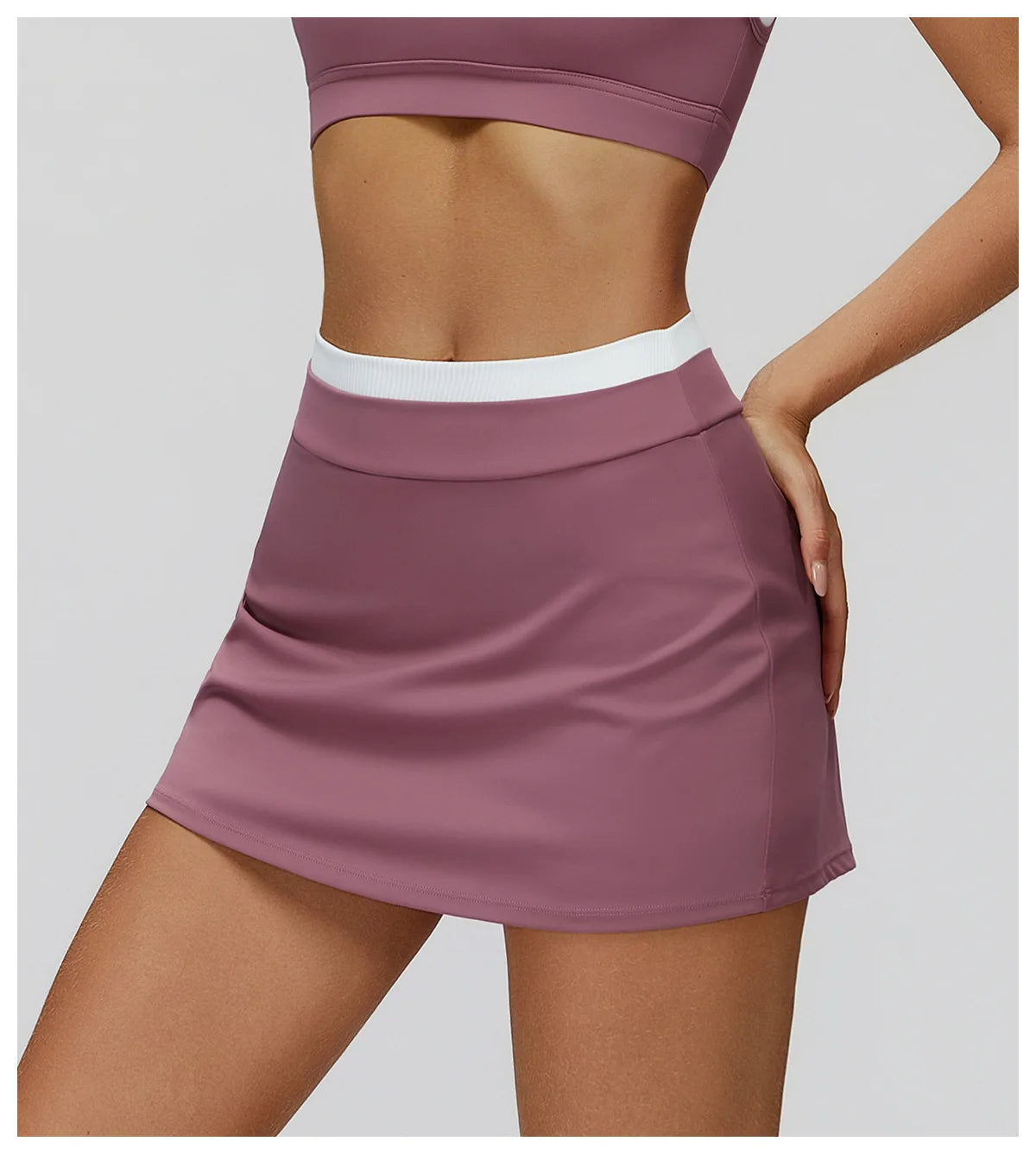 High Waist Sports Short Skirt Lined Shorts Fitness Yoga Quick Dry Running Workout Sport Skirts Tennis Skirt Golf Wear for Women