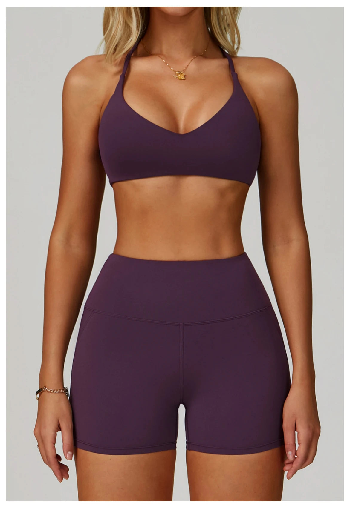 Cross Shoulder Straps Sports Bra Anti-Sweat Fitness Top Women Yoga Bra Shockproof Crop Top Push Up Sport Bra Gym Bra Workout Top