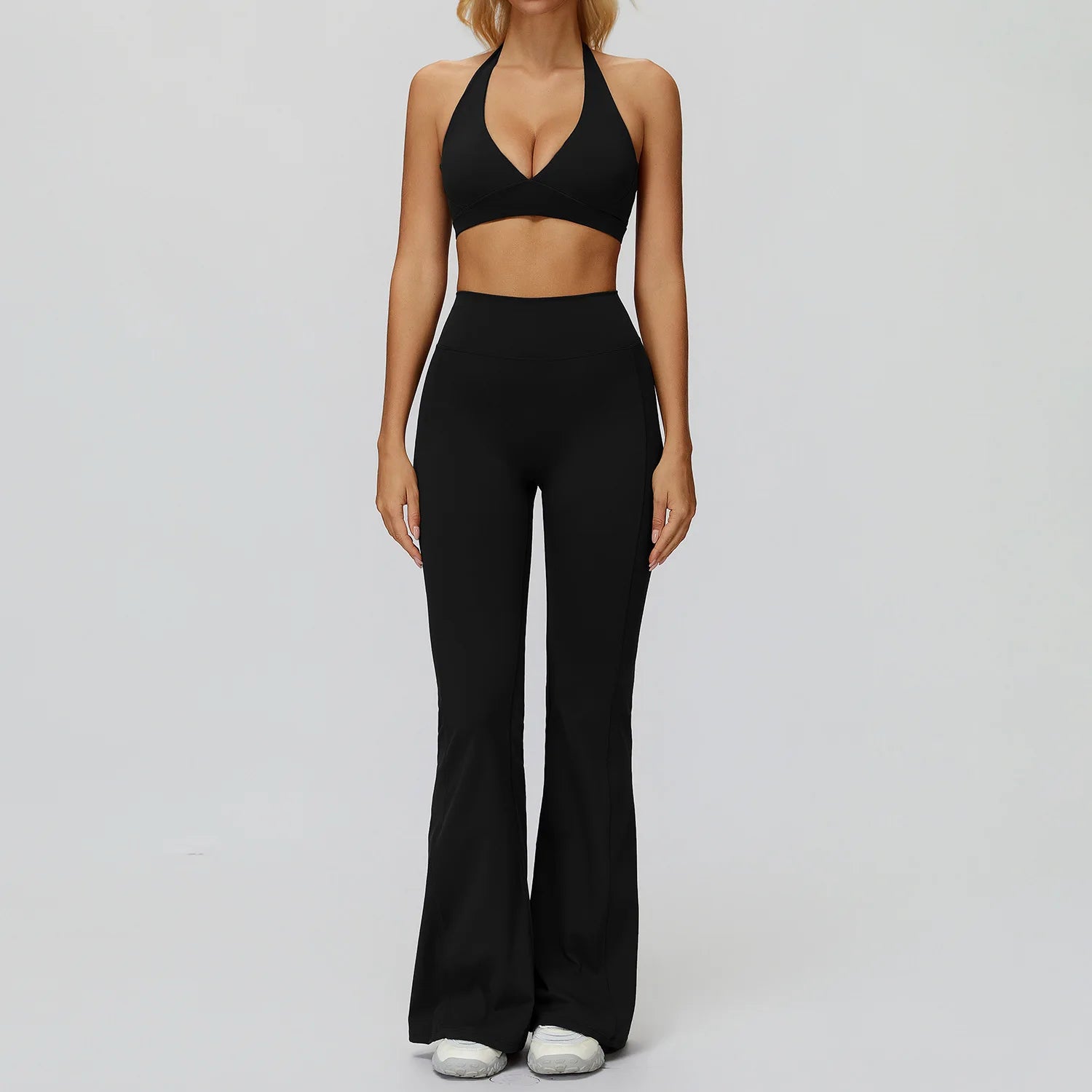 Yoga Suit 2PCS Women Tracksuit Sports Bra High Waist Legging Gym Set Fitness Outfit Running Workout Clothes Push Up Sportswear