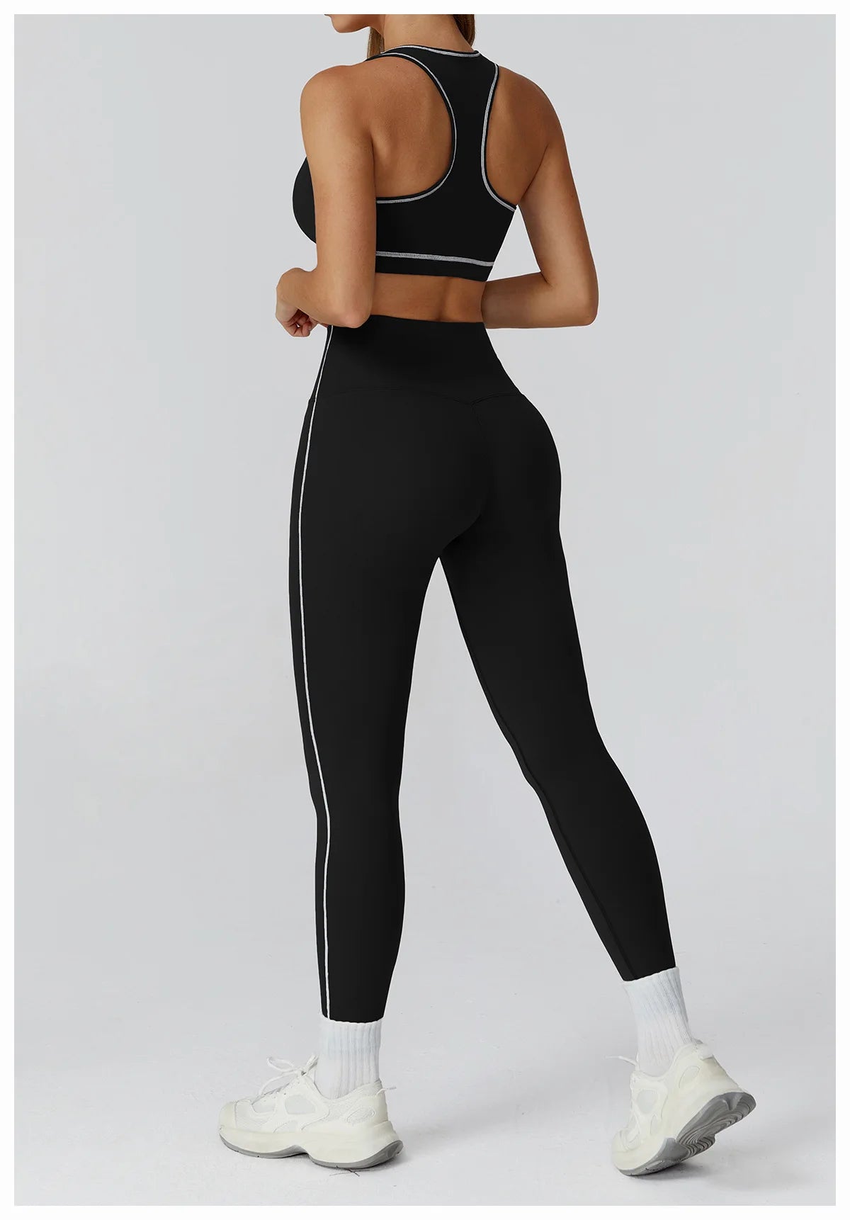 Fitness Top Women Breathable Sports Bra Anti-Sweat Yoga Bra Shockproof Crop Top Push Up High Strength Sport Bra Gym Workout Top