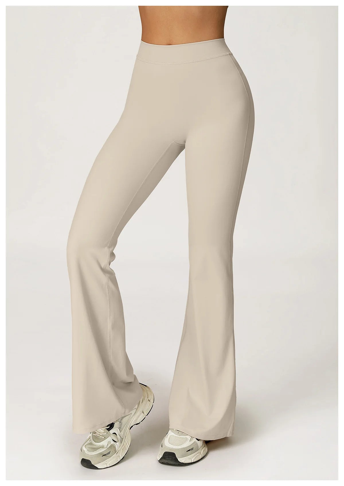 High Waist Flared Leggings Women Gym Fitness Yoga Pants Workout Runing Sport Leggings Women's Control Tummy Yoga Wide Leg Pants