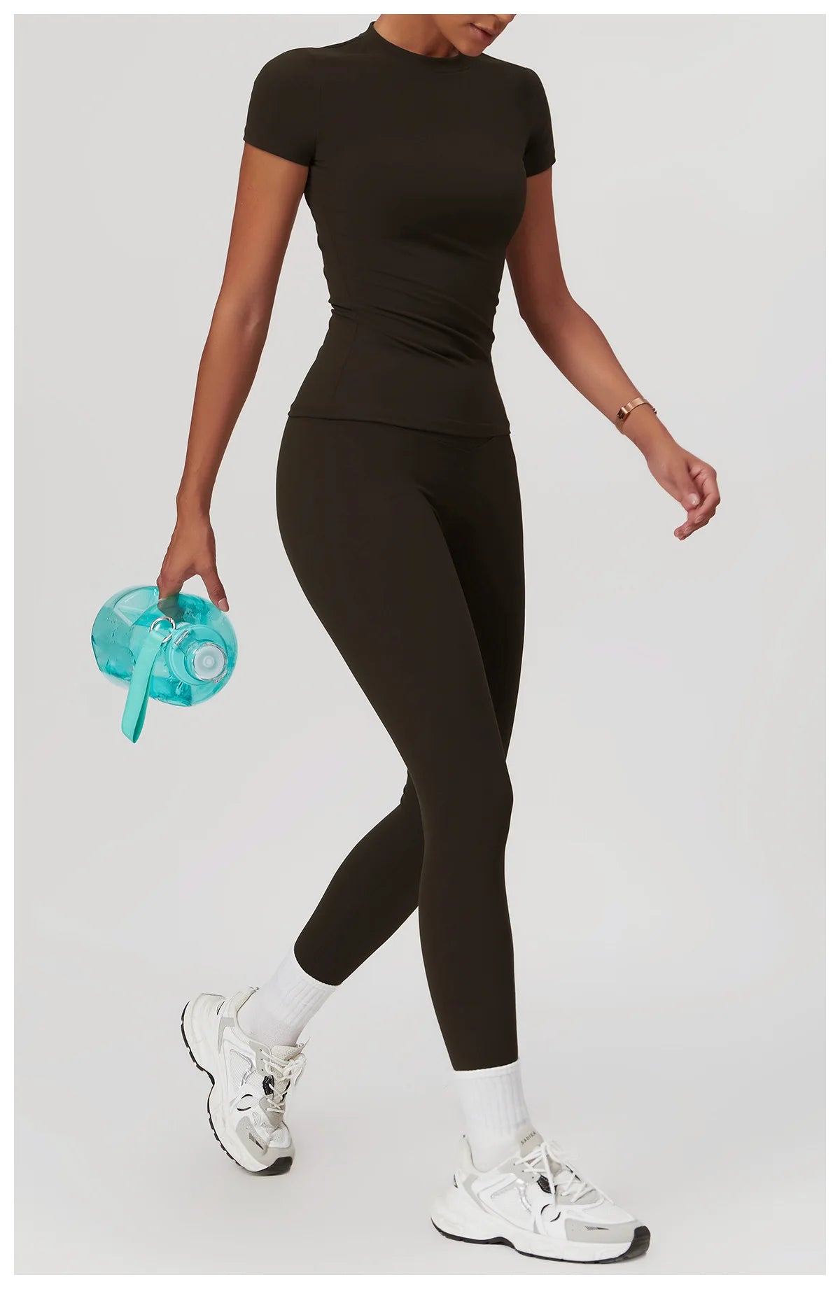 Yoga Shirts Women Top Quick Dry Running Tops Tights Push Up Workout Gym Clothe Female Short Sleeve Fitness Sports T-Shirts