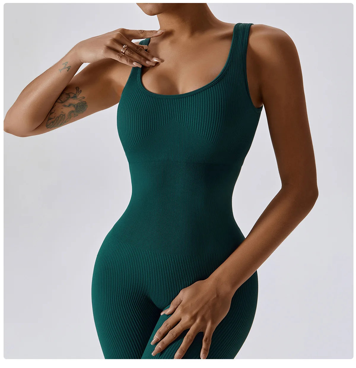 Women's Tracksuit Seamless Yoga Set Yoga Jumpsuits One Piece Workout Rompers Sportswear Gym Set Workout Clothes Women Bodysuit
