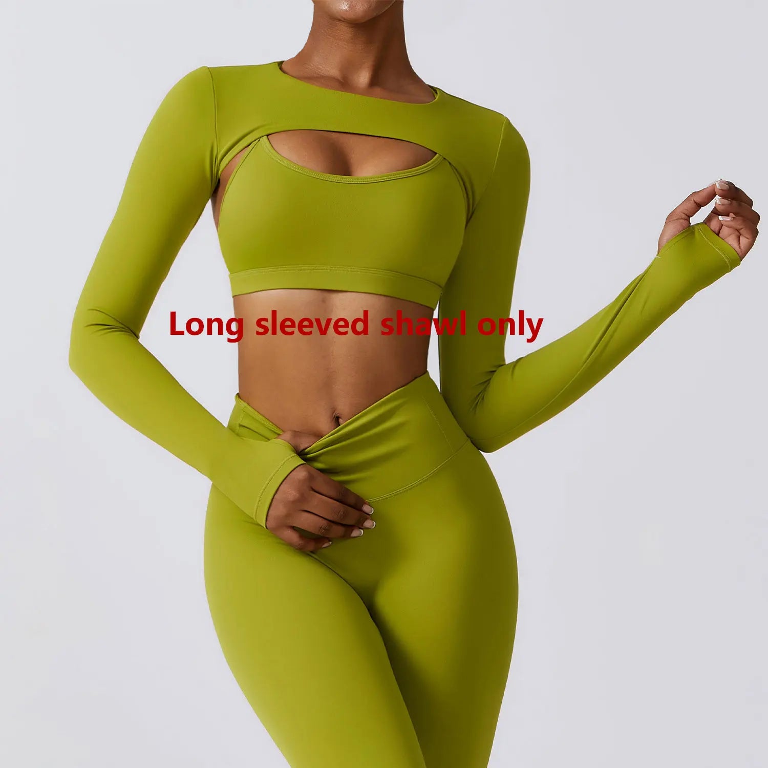 Sports Camisole Yoga Long Sleeved 1 Piece Shawl Yoga Top Nude Fitness Yop Gym Push Ups Workout Tops Running Sports Smock