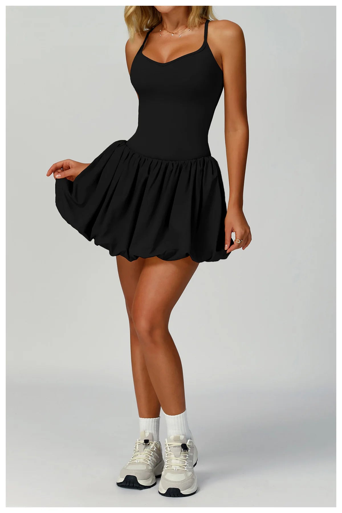 Rompers Women Yoga Jumpsuit Set Sexy Anti Glare One-Piece Jumpsuit Dance Ballet Sports Dress Gym Push Up Running Tennis Sports