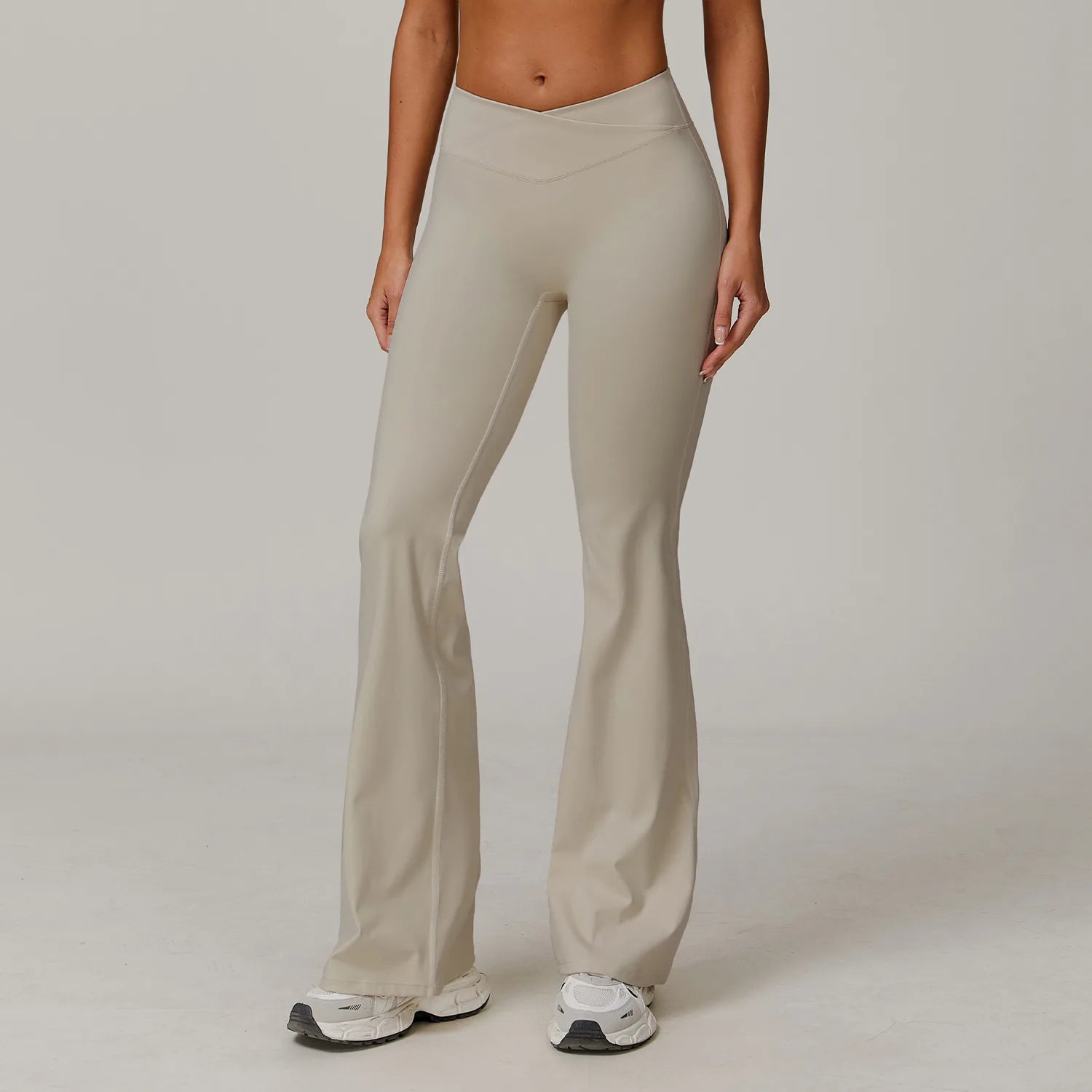 Wide Leg Pants Women Yoga Leggings Women Fitness Leggings Running Pant Sports Leggings High Waist Workout Tight Gym Bell-bottoms
