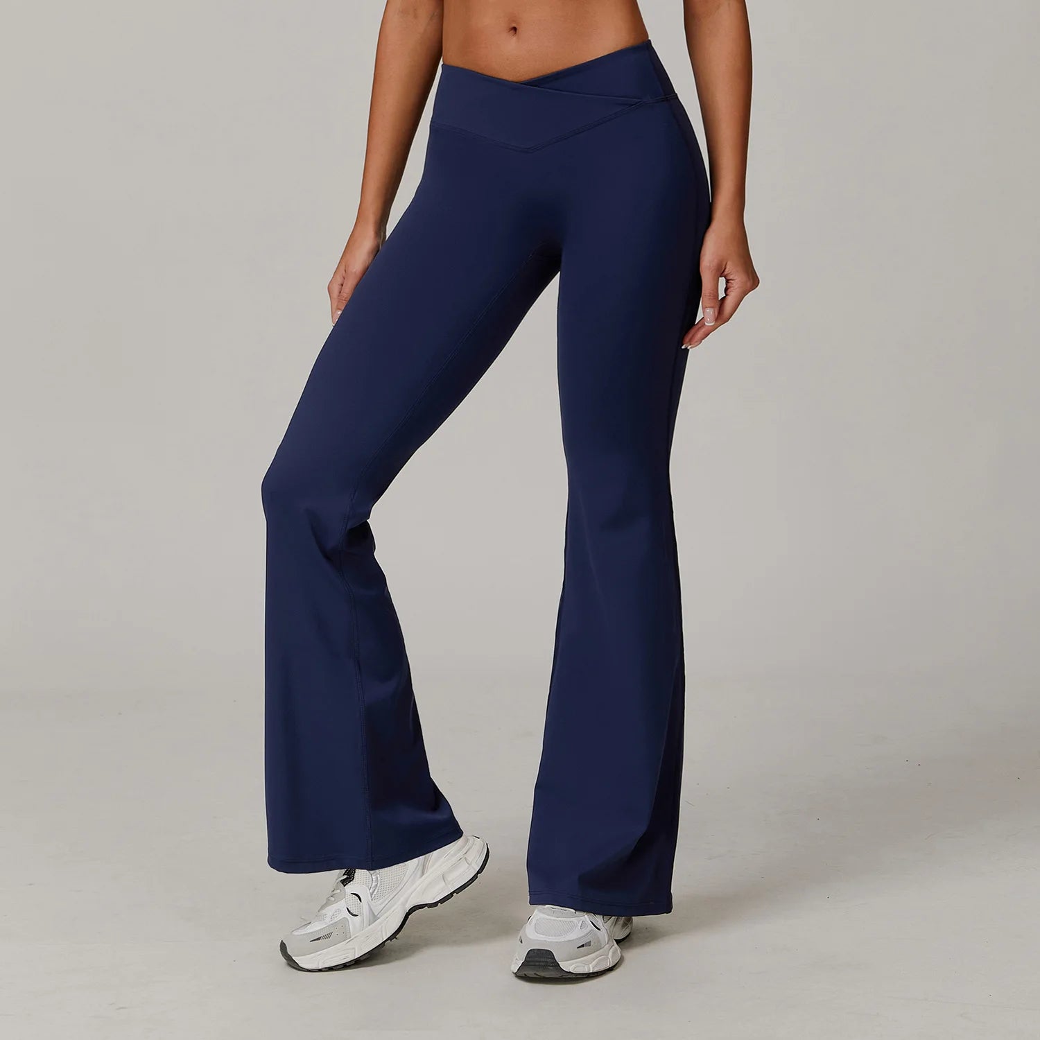Wide Leg Pants Women Yoga Leggings Women Fitness Leggings Running Pant Sports Leggings High Waist Workout Tight Gym Bell-bottoms