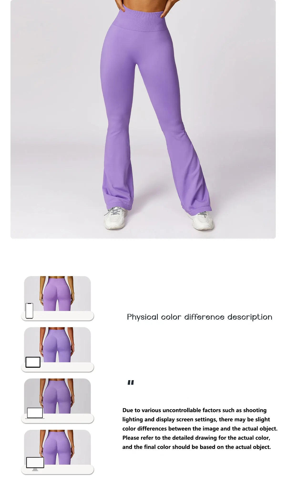 Seamless Flare Leggings Yoga Pants Women High Waist Wide Leg Pants Women Gym Workout Fitness Sports Flared Pant Dance Trousers