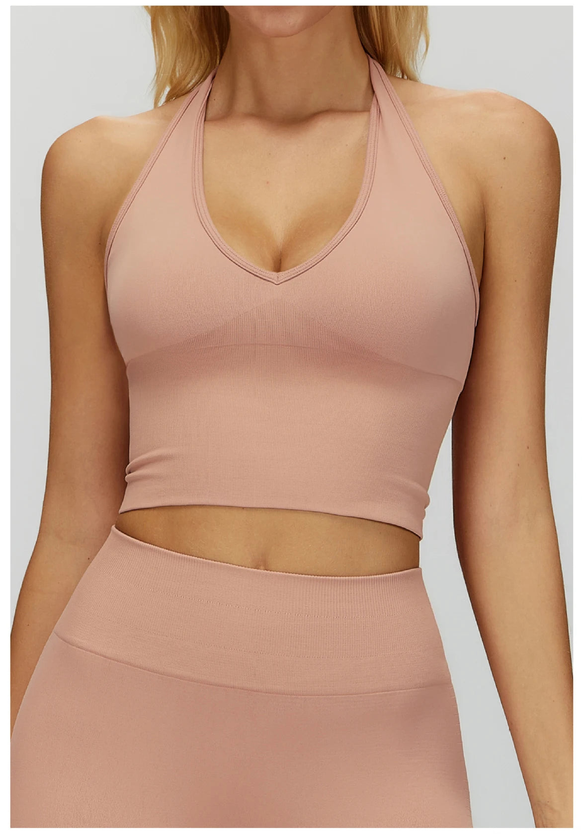 Seamless Fitness Bra Workout Tops Gym Underwear Fitness Sports Bras Sexy Athletic Sport Bra Women Backless Gym Yoga Crop Top
