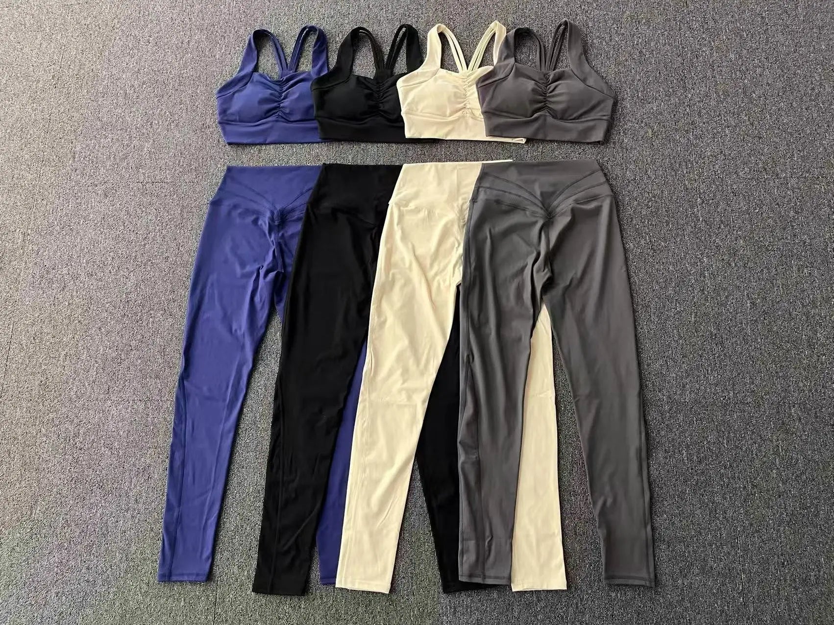 Women's Tracksuit Fitness Suit Yoga Sets Sportswear Workout Outfits Sports Bra High Waist Leggings Gym Clothing Sports Suits