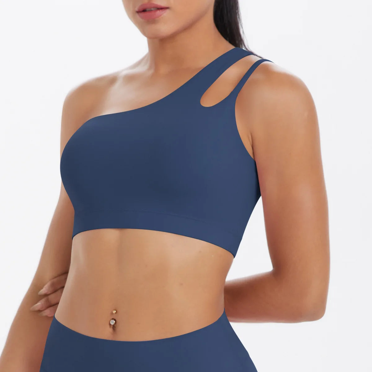 Sports Bra Women Push Up Fitness Bras One Shoulder Underwear Shockproof Yoga Bra Workout Bra Yoga Running Bra Sexy Vest
