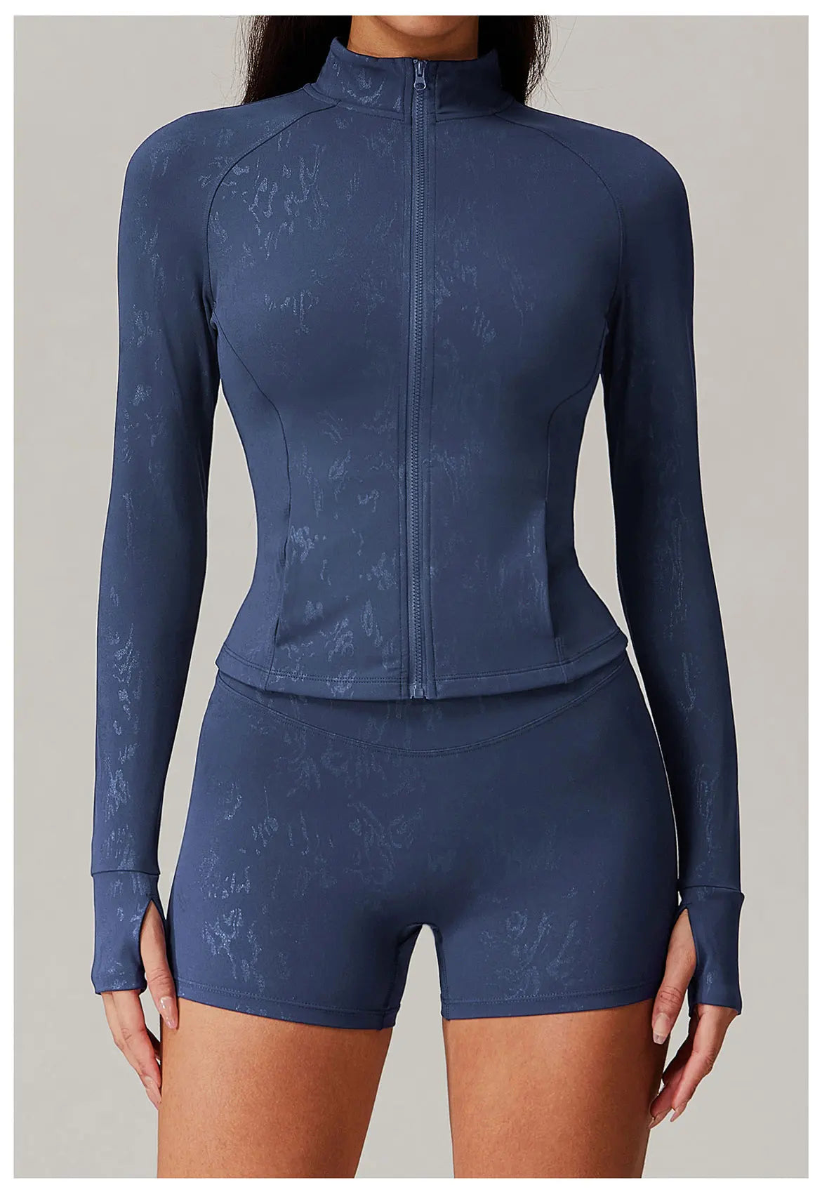 Zipper Jacket Women Yoga T-shirts Crop Tops Solid Sports Top Long Sleeve Running Shirts Sexy Quick Dry Fitness Gym Sport Wear