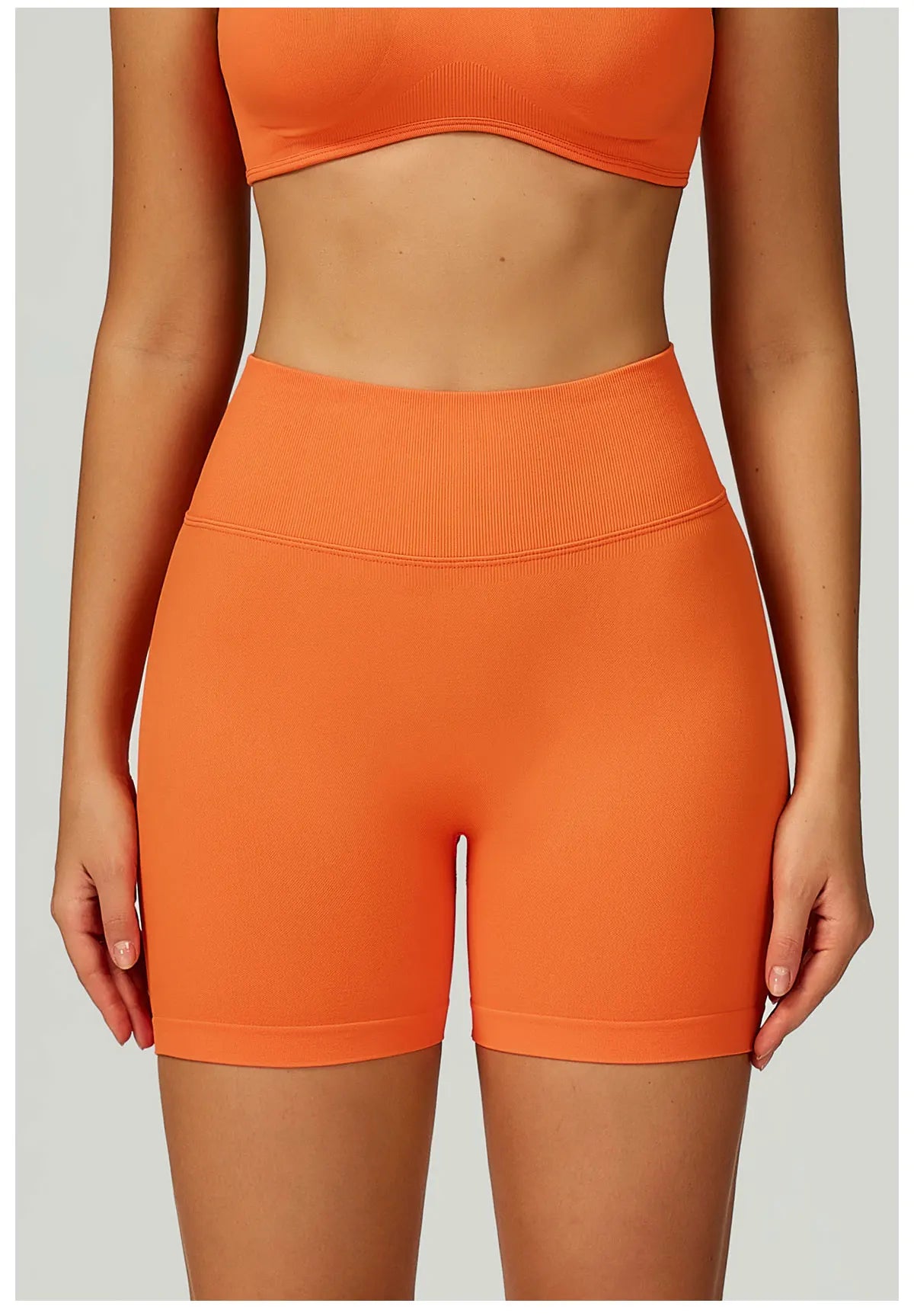 Seamless Women Sports Short Yoga Legging Shorts Squat Proof High Waist Fitness Tight Shorts Cycling Impact Workout Gym Shorts