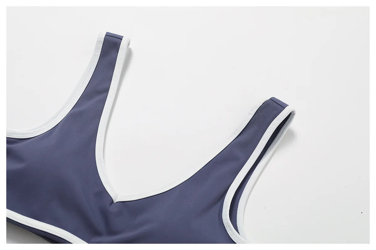 Backless Yoga Tank Top Sexy Fitness Yoga Underwear Women's Sports Bra Push Up High Strength Fitness Bra Running Gym Fitness Tops