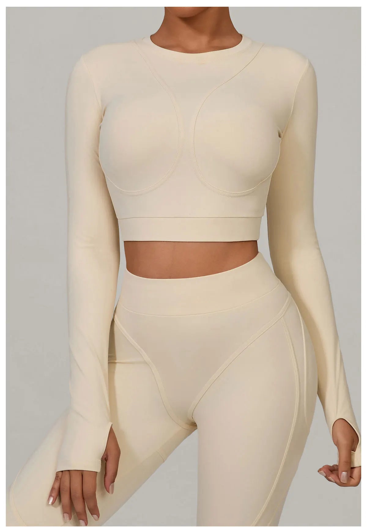 Women Yoga Shirts Crop Top Fitness Long Sleeves Push Up Shirts Women Yoga Sports Gym Clothes Running Quick-drying Workout Tops
