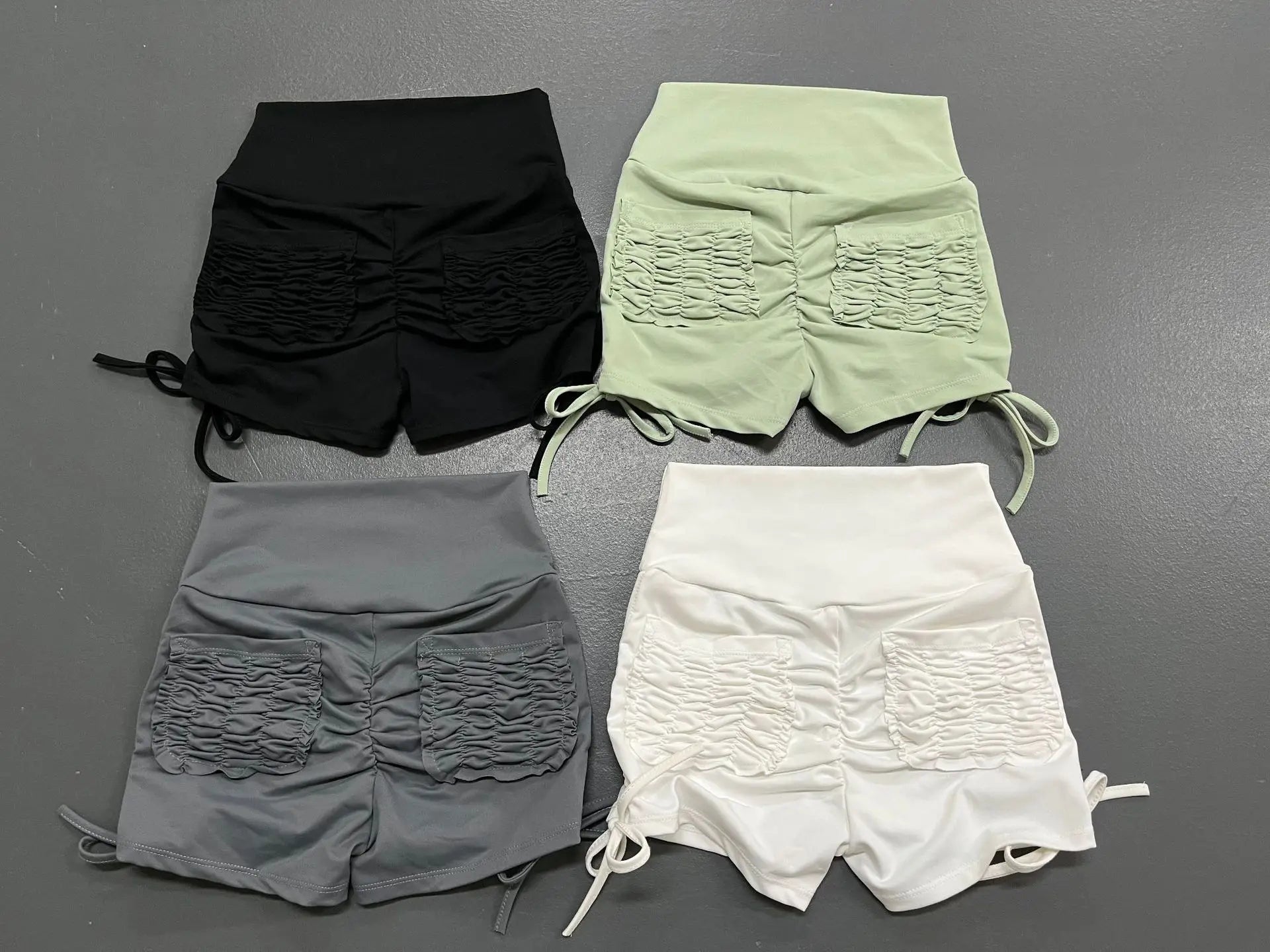 Impact Yoga Shorts High Waist Workout Fitness Lift Peach Butt Fitness Tights Gym Running Body Shaper Pants Casual Sportswear