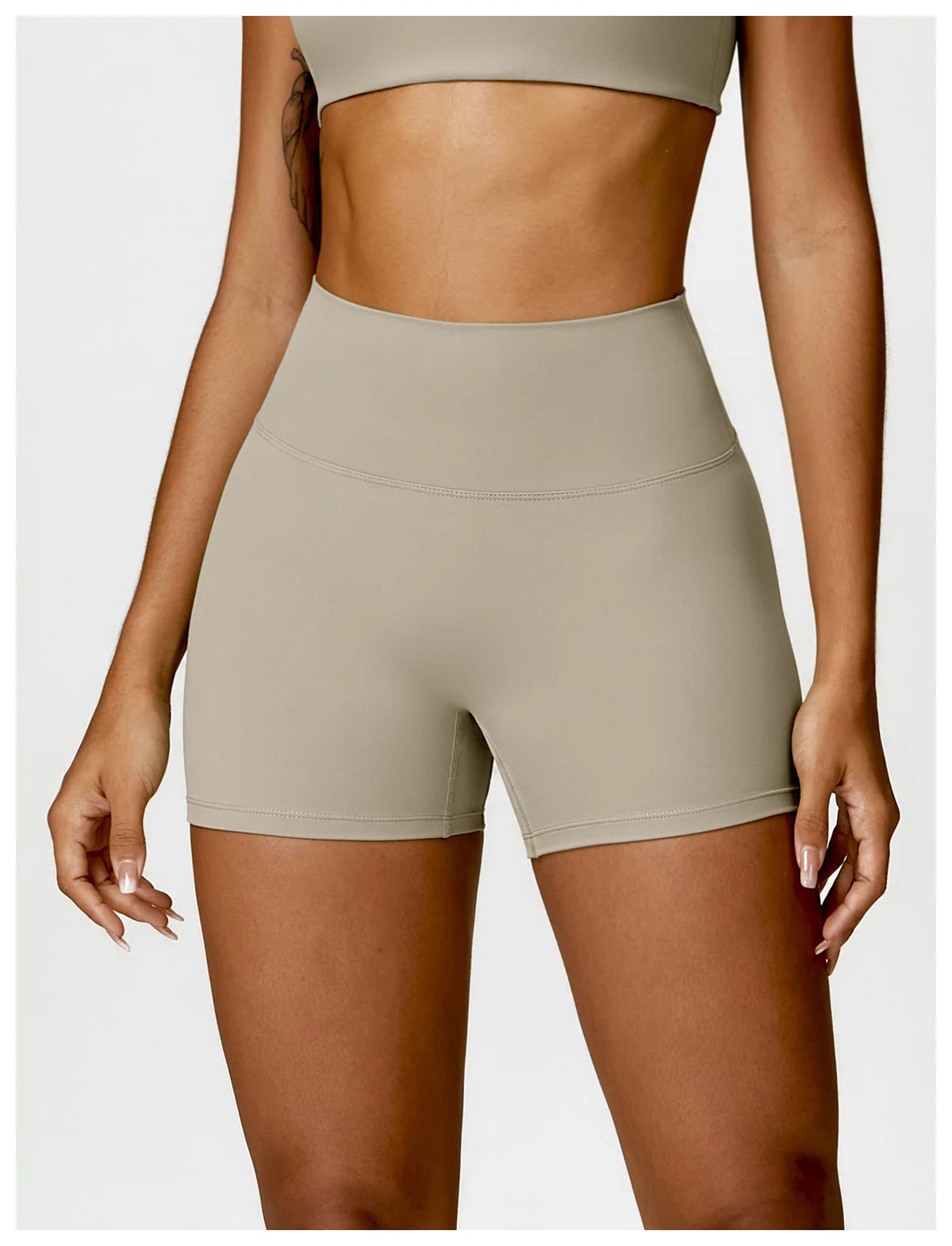 Women Sports Short Yoga Legging Shorts Squat Proof High Waist Fitness Tight Shorts Cycling Running Push Up Workout Gym Shorts