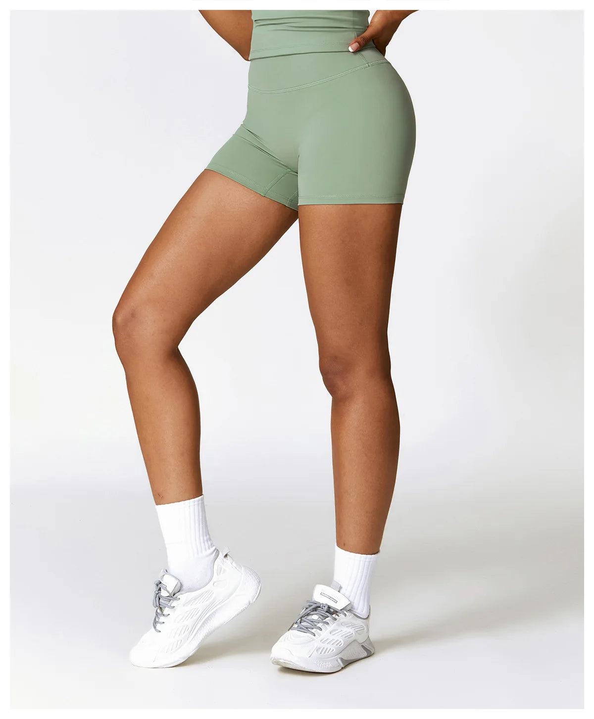 Women Yoga Shorts Fitness Shorts Running Cycling Shorts Breathable Sports Leggings High Waist Summer Workout Gym Push Up Shorts