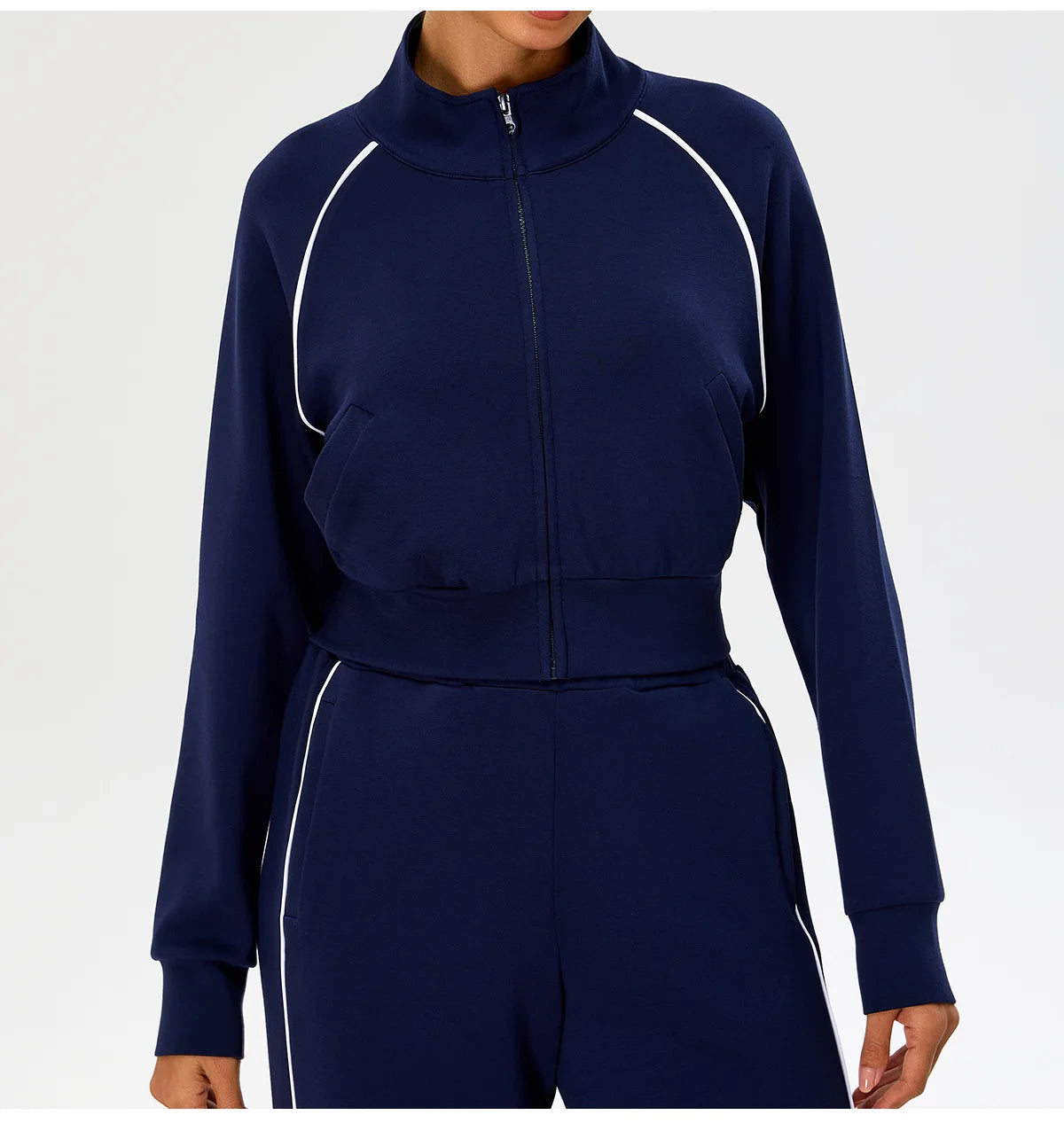 Women's Yoga Long Sleeve Sports Jacket Zip Fitness Yoga Shirt Slim Fit Gym Top Activewear Running Coats Workout Cycling Clothes