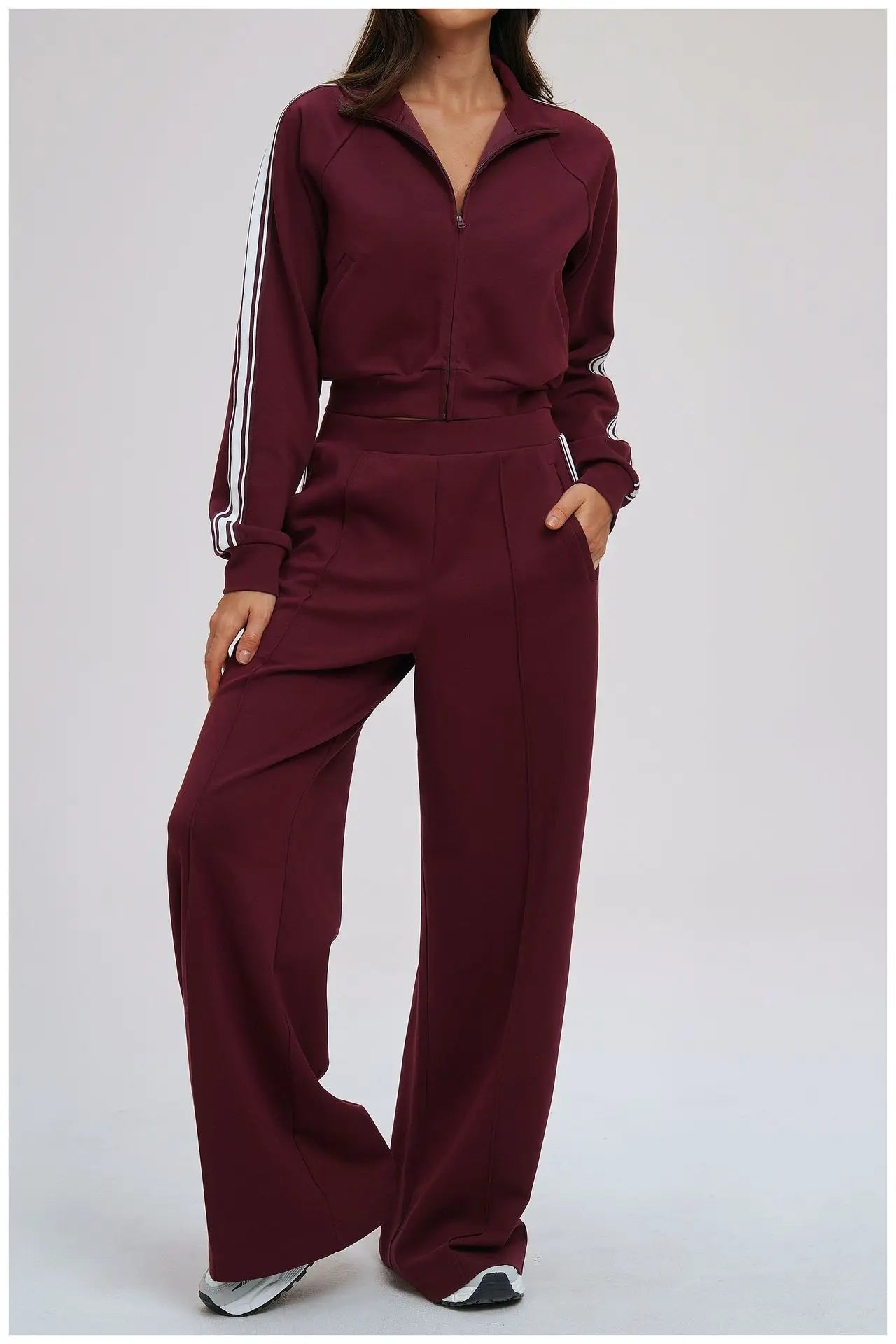 Color Blocking Sports Sweatpants Loose And Comfortable Casual Pocket Pants Outdoor Cycling And Mountaineering Sports Sweatpants